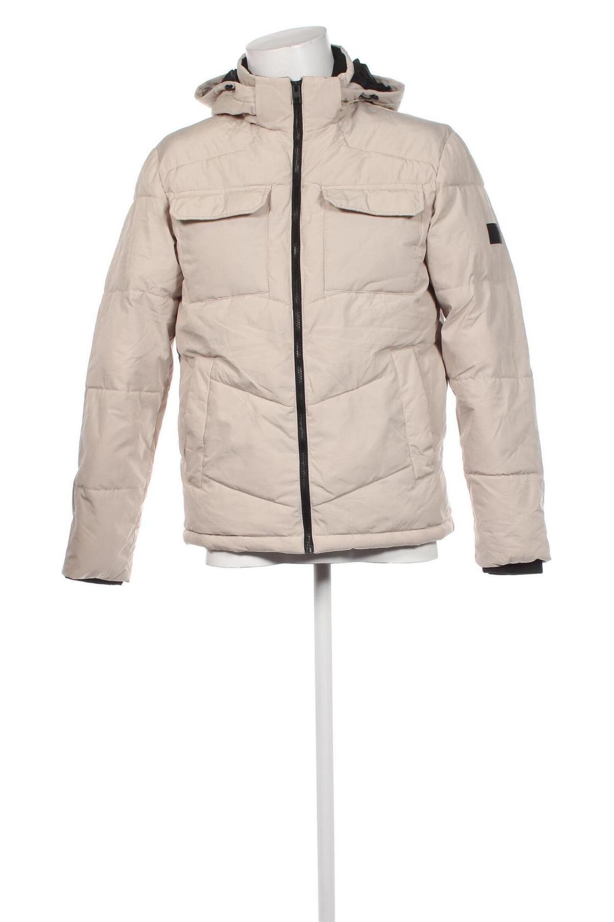 Herrenjacke Jack & Jones, Größe M, Farbe Beige, Preis € 43,14