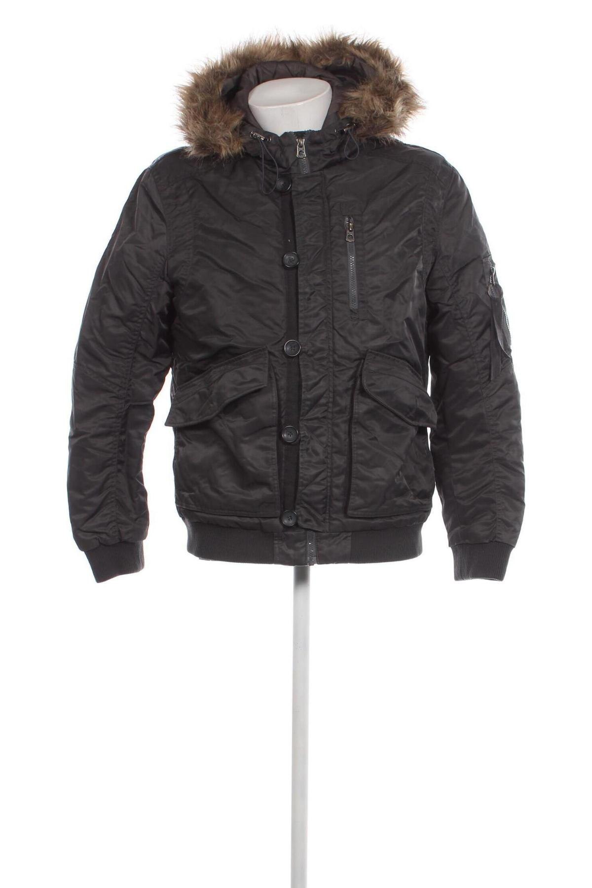 Herrenjacke Jack & Jones, Größe L, Farbe Grau, Preis 29,77 €