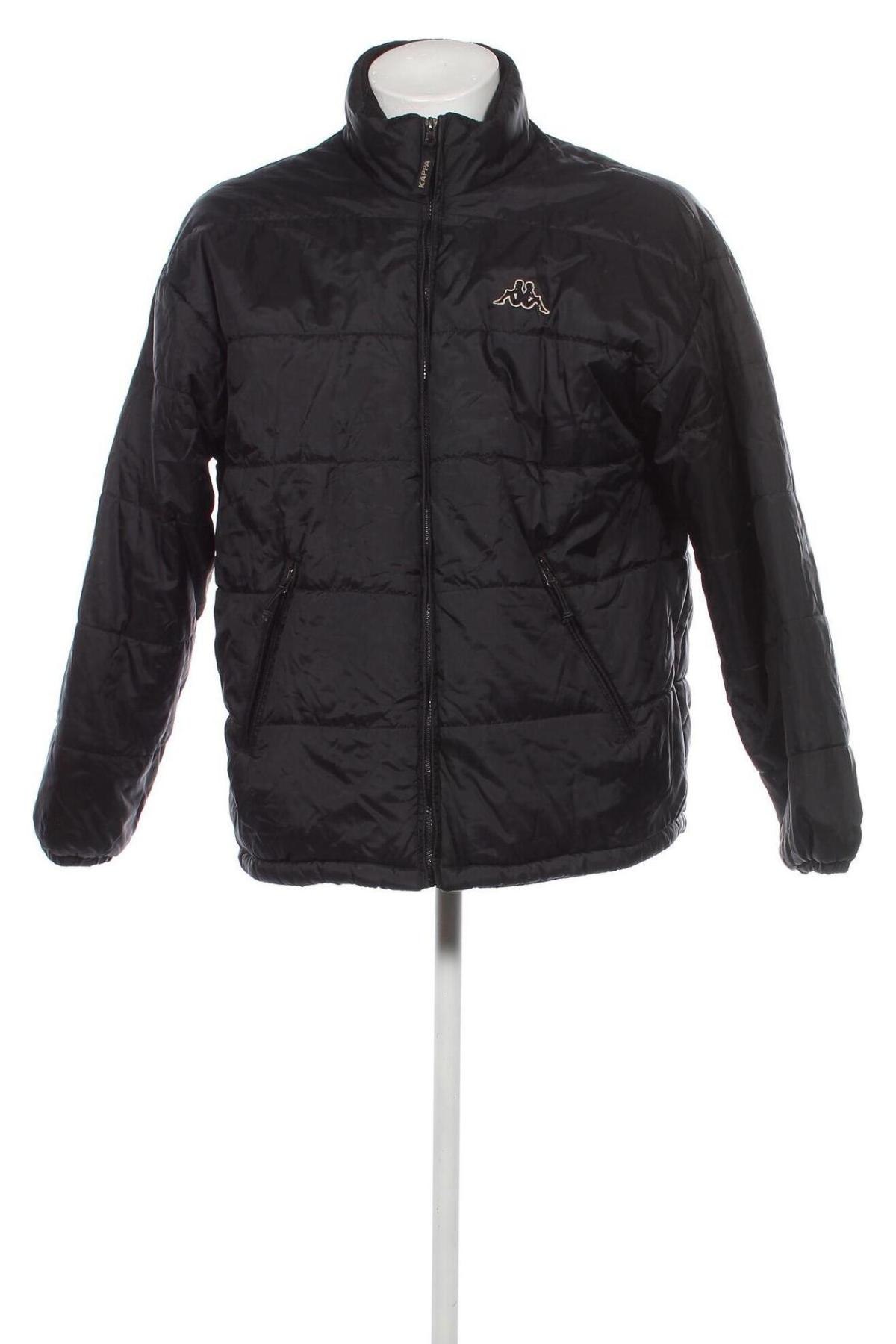 Herrenjacke Kappa, Größe L, Farbe Schwarz, Preis 43,01 €