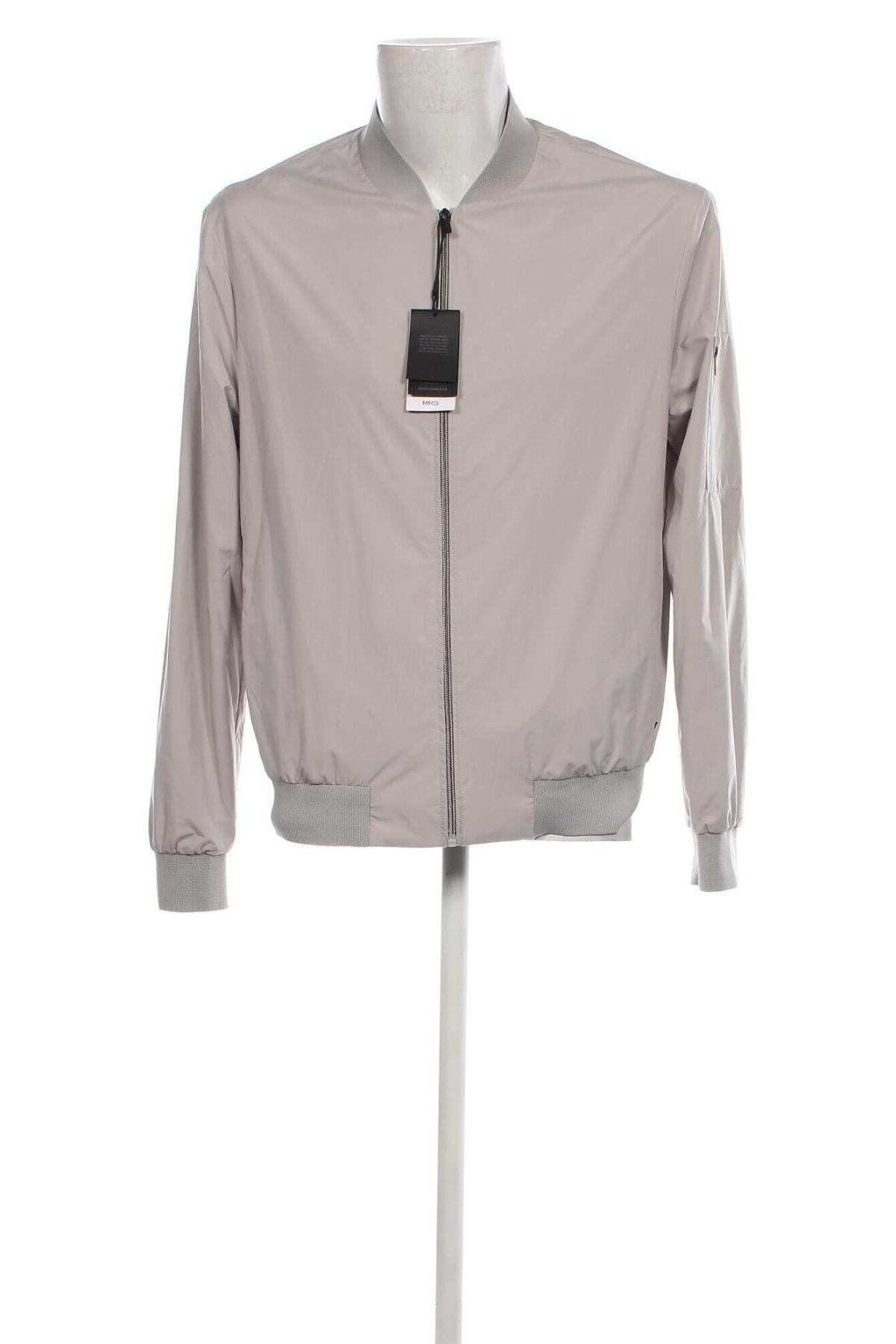 Herrenjacke Mango, Größe L, Farbe Grau, Preis € 19,48