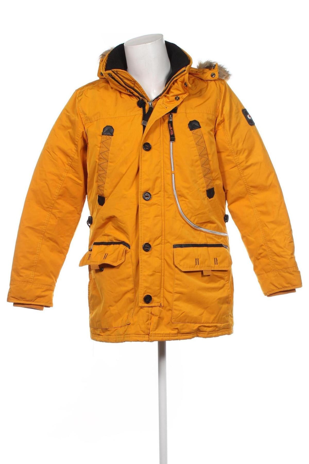 Ανδρικό μπουφάν Tom Tailor, Μέγεθος L, Χρώμα Κίτρινο, Τιμή 41,41 €