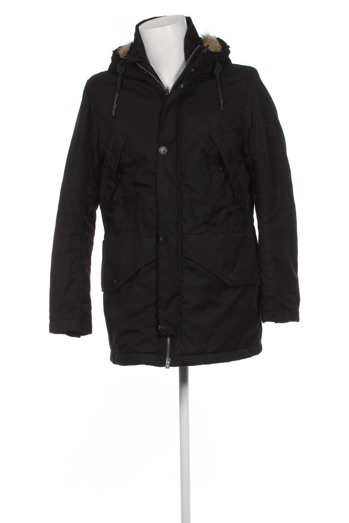 Ανδρικό μπουφάν Tom Tailor, Μέγεθος M, Χρώμα Μαύρο, Τιμή 39,50 €