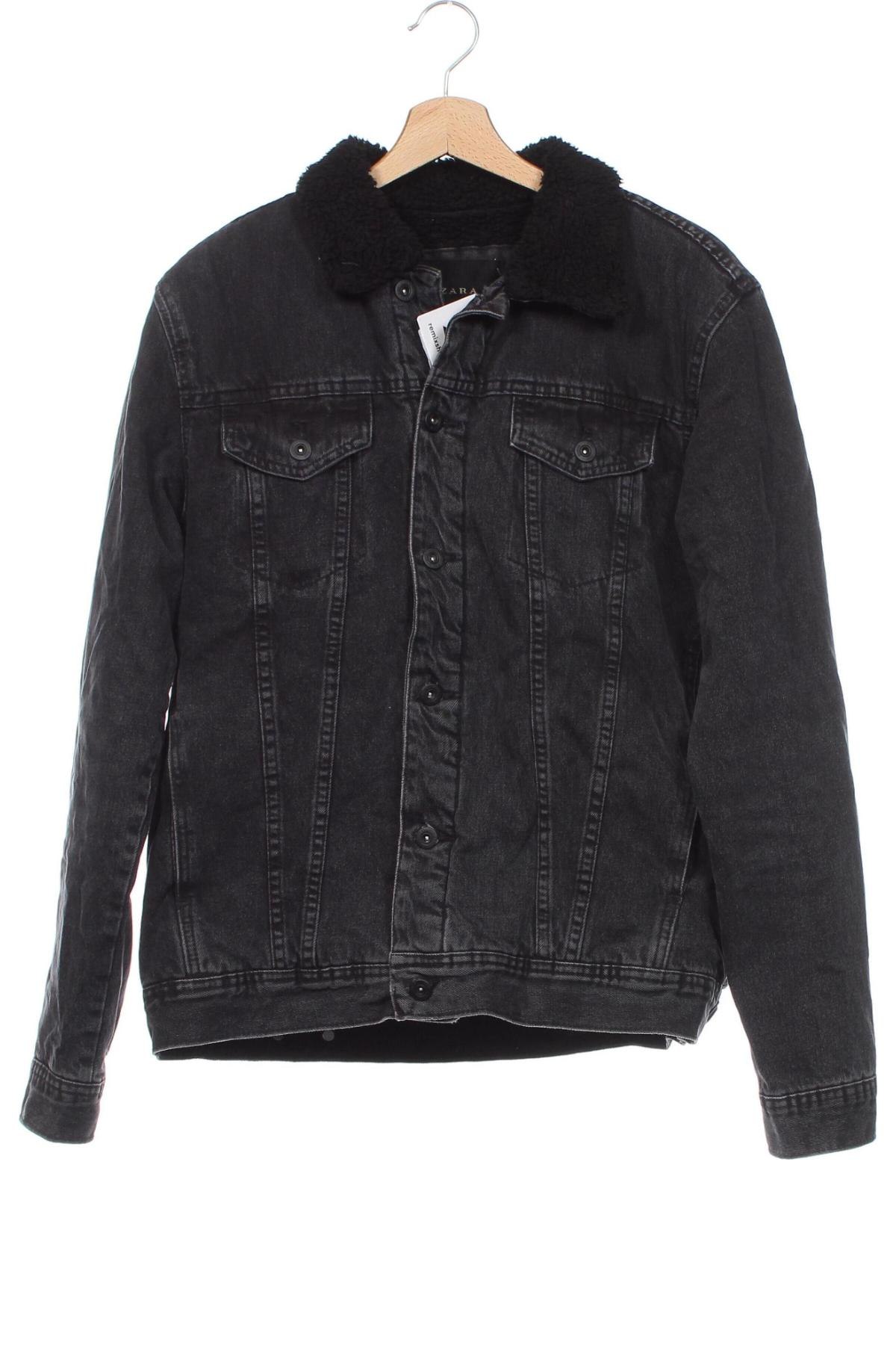 Ανδρικό μπουφάν Zara, Μέγεθος M, Χρώμα Μαύρο, Τιμή 17,52 €