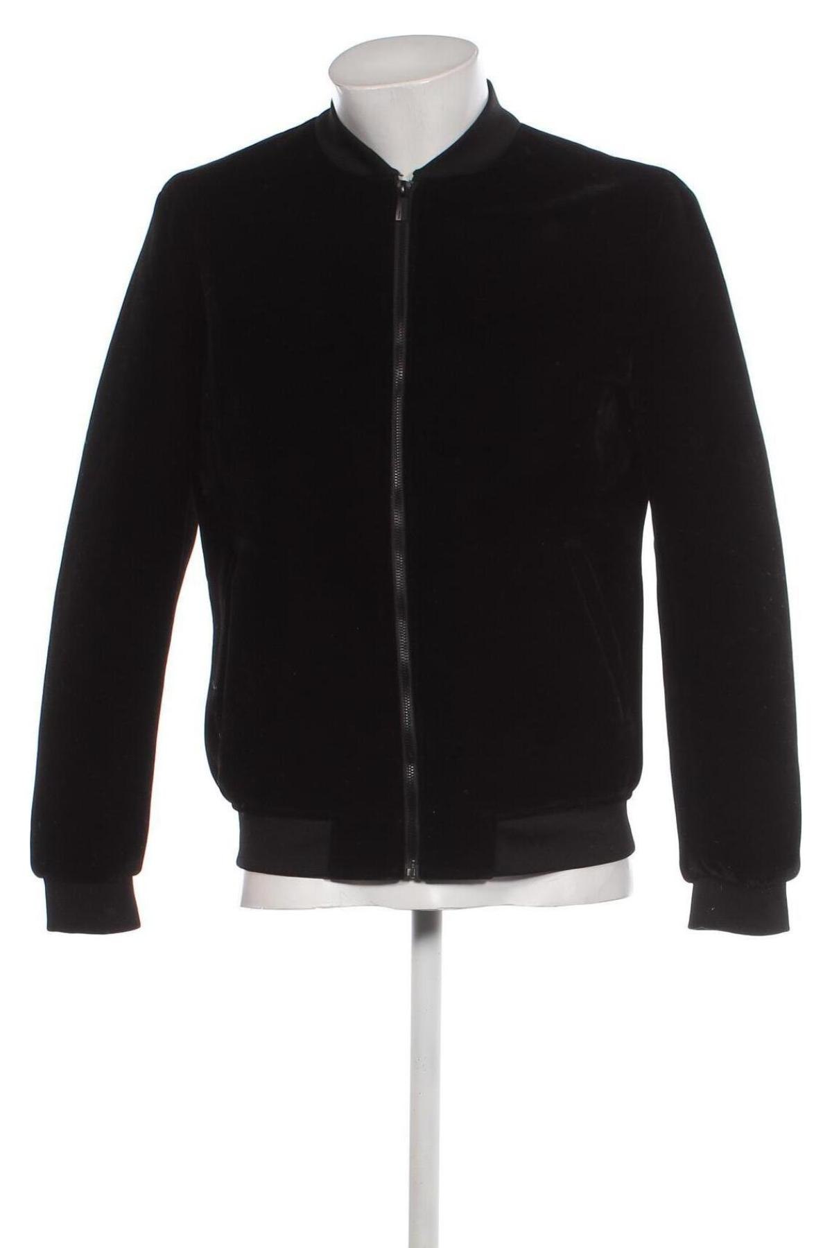 Мъжко яке Zara Man, Размер L, Цвят Черен, Цена 24,60 лв.