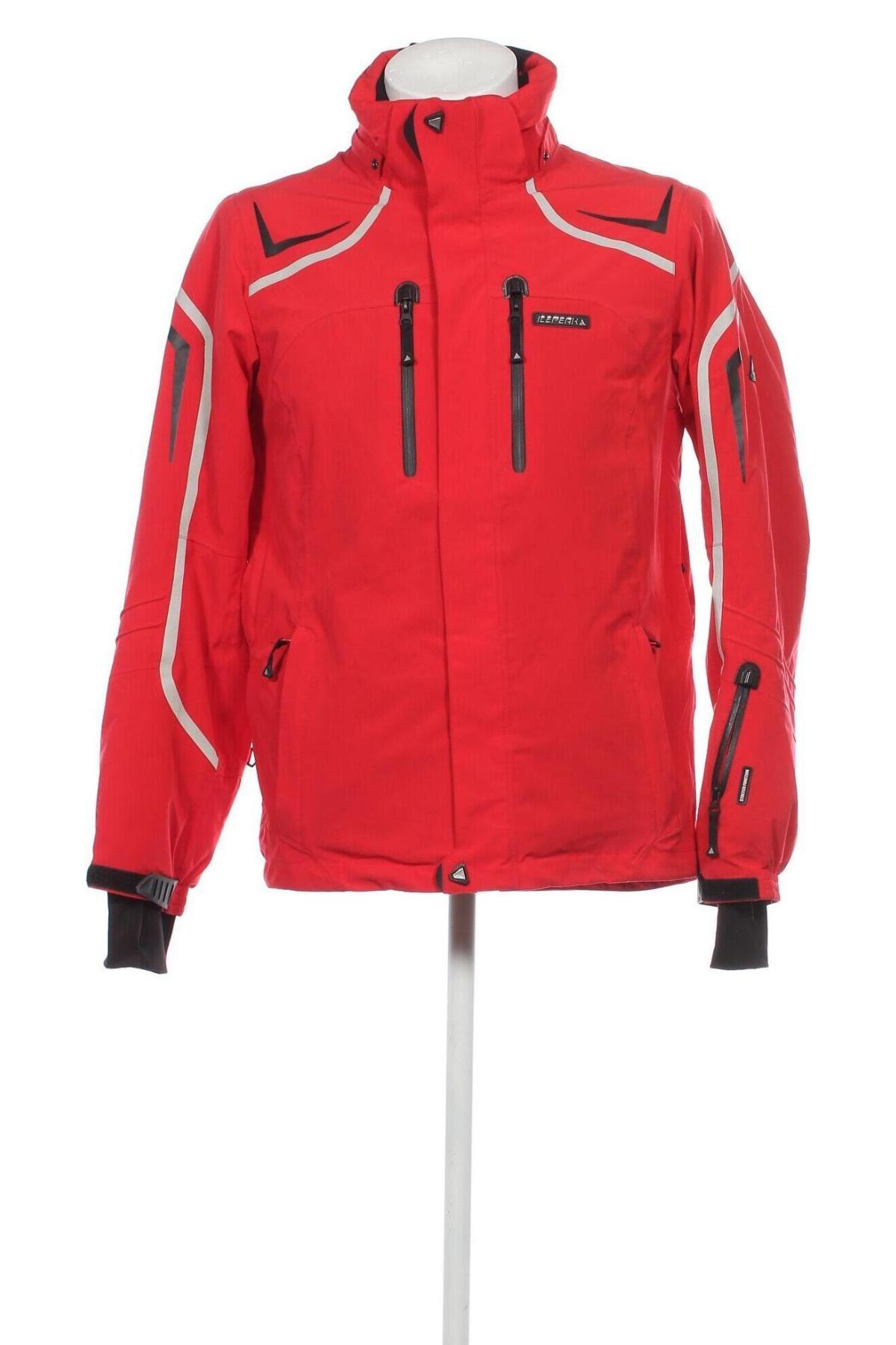 Мъжко яке за зимни спортове Icepeak, Размер M, Цвят Червен, Цена 115,60 лв.