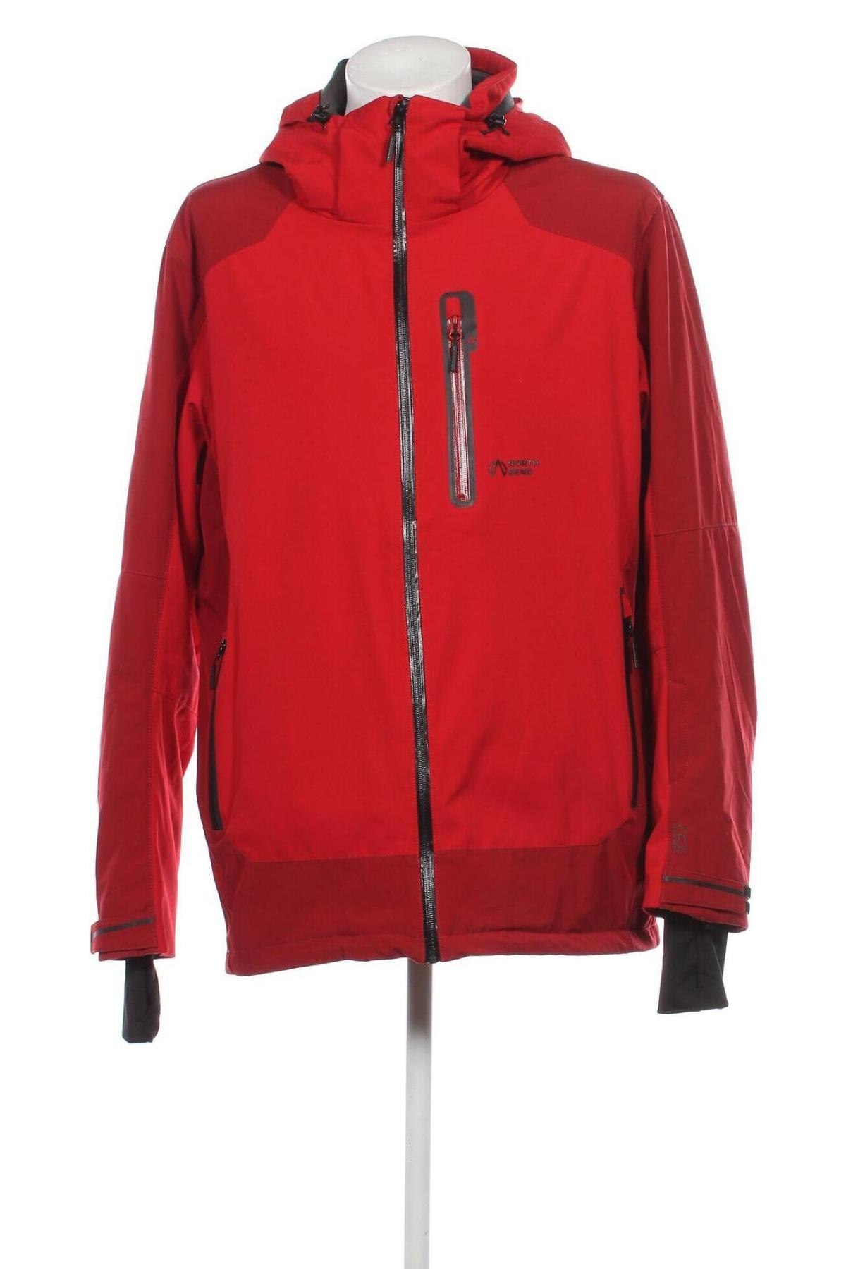 Herrenjacke für Wintersports North Bend, Größe XXL, Farbe Rot, Preis 31,32 €