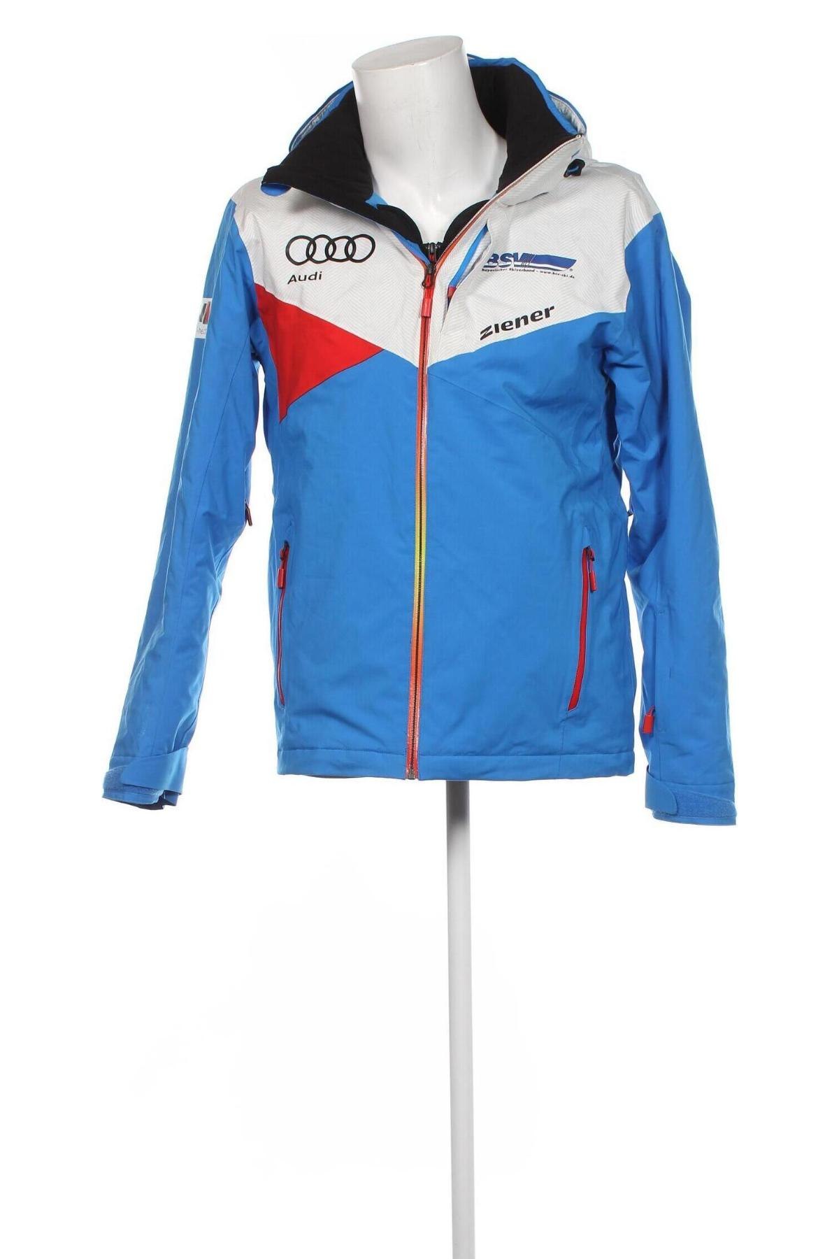 Herrenjacke für Wintersports Ziener, Größe M, Farbe Blau, Preis 194,15 €