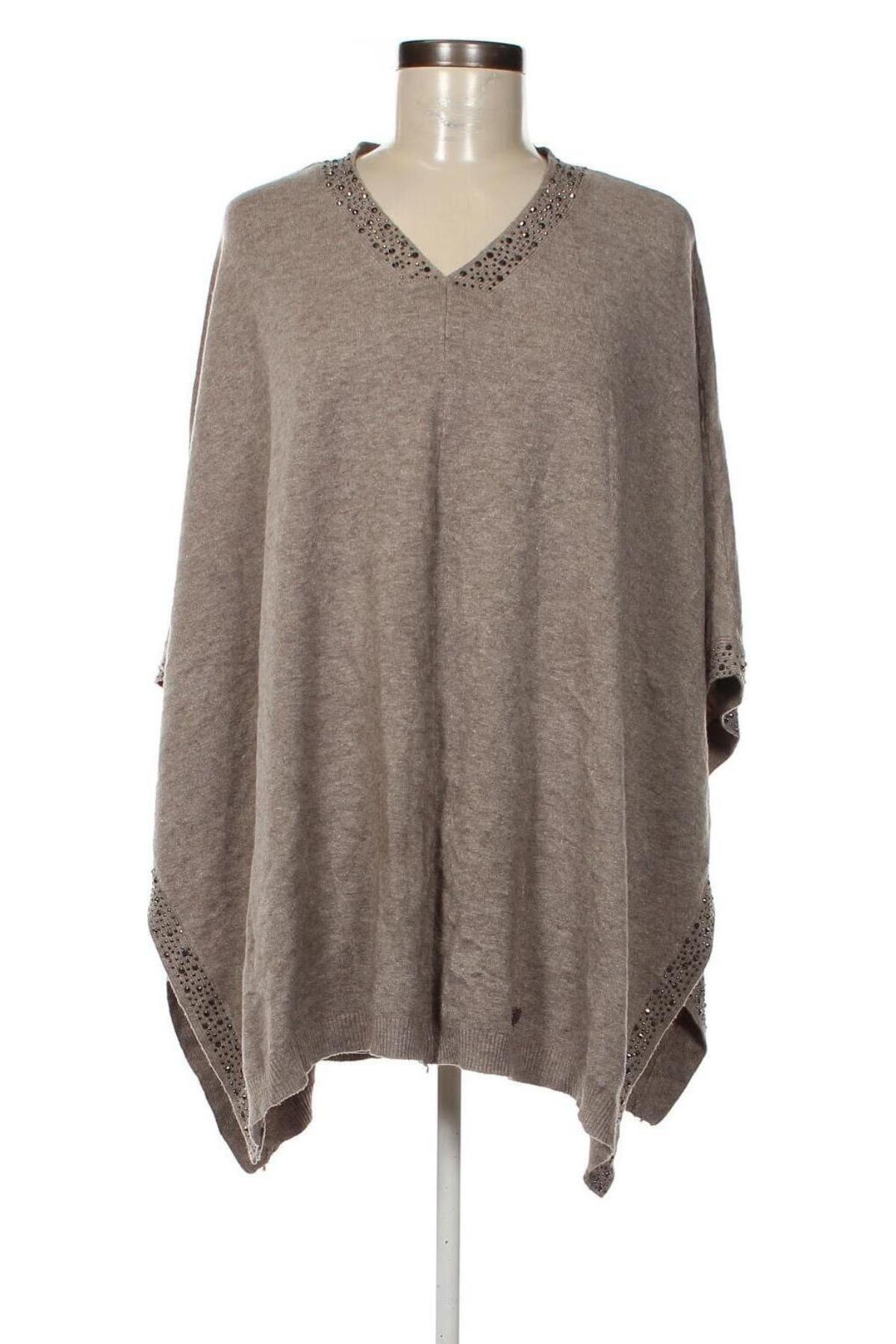 Poncho, Größe M, Farbe Beige, Preis 11,49 €