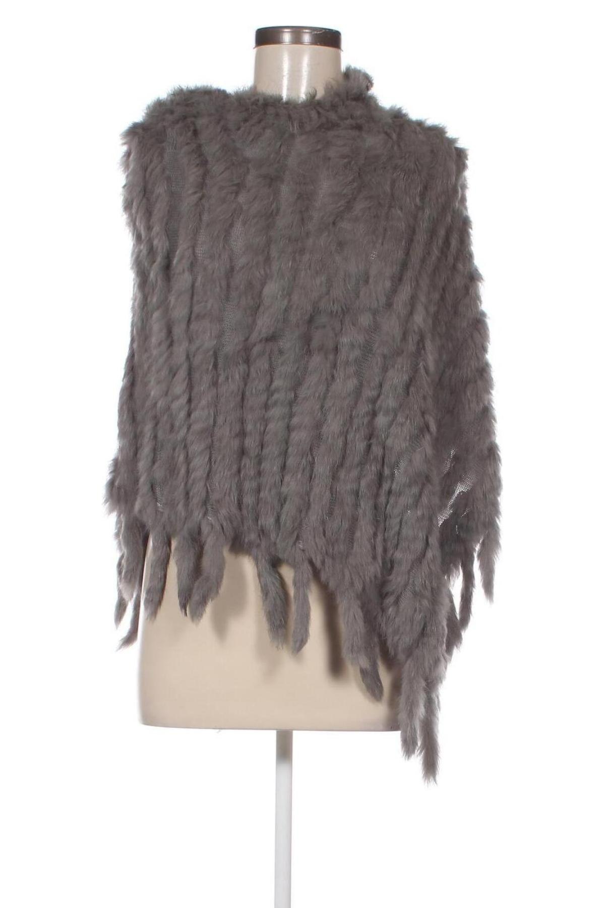 Poncho, Größe M, Farbe Grau, Preis 19,48 €