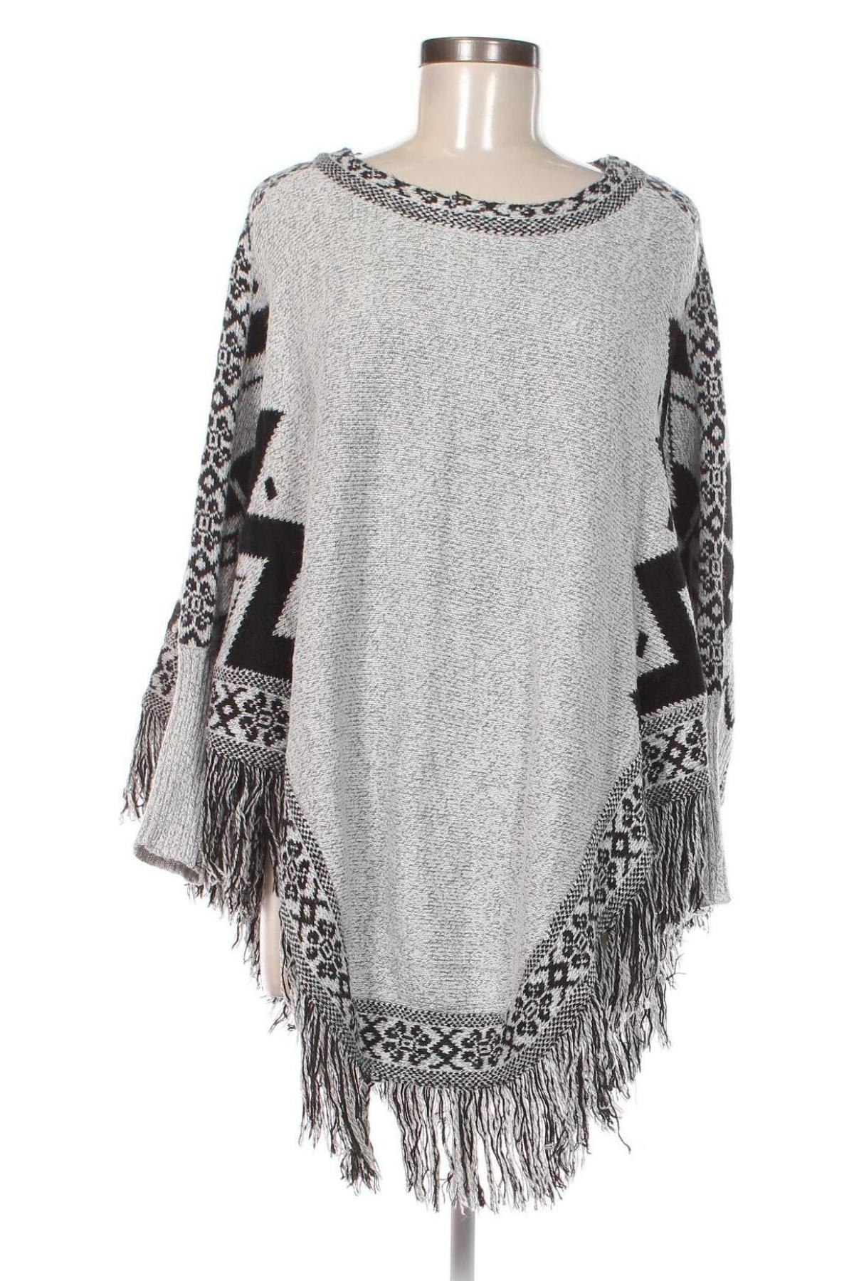 Poncho, Größe S, Farbe Grau, Preis € 19,48