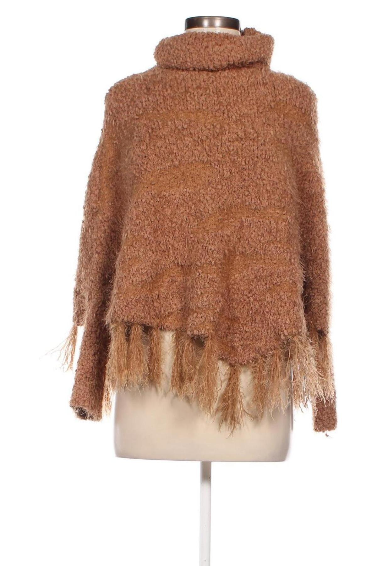 Poncho Lola Liza, Größe M, Farbe Braun, Preis 20,65 €