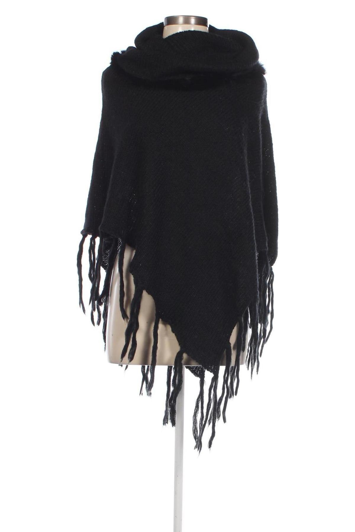 Poncho Steve Madden, Mărime M, Culoare Negru, Preț 160,36 Lei