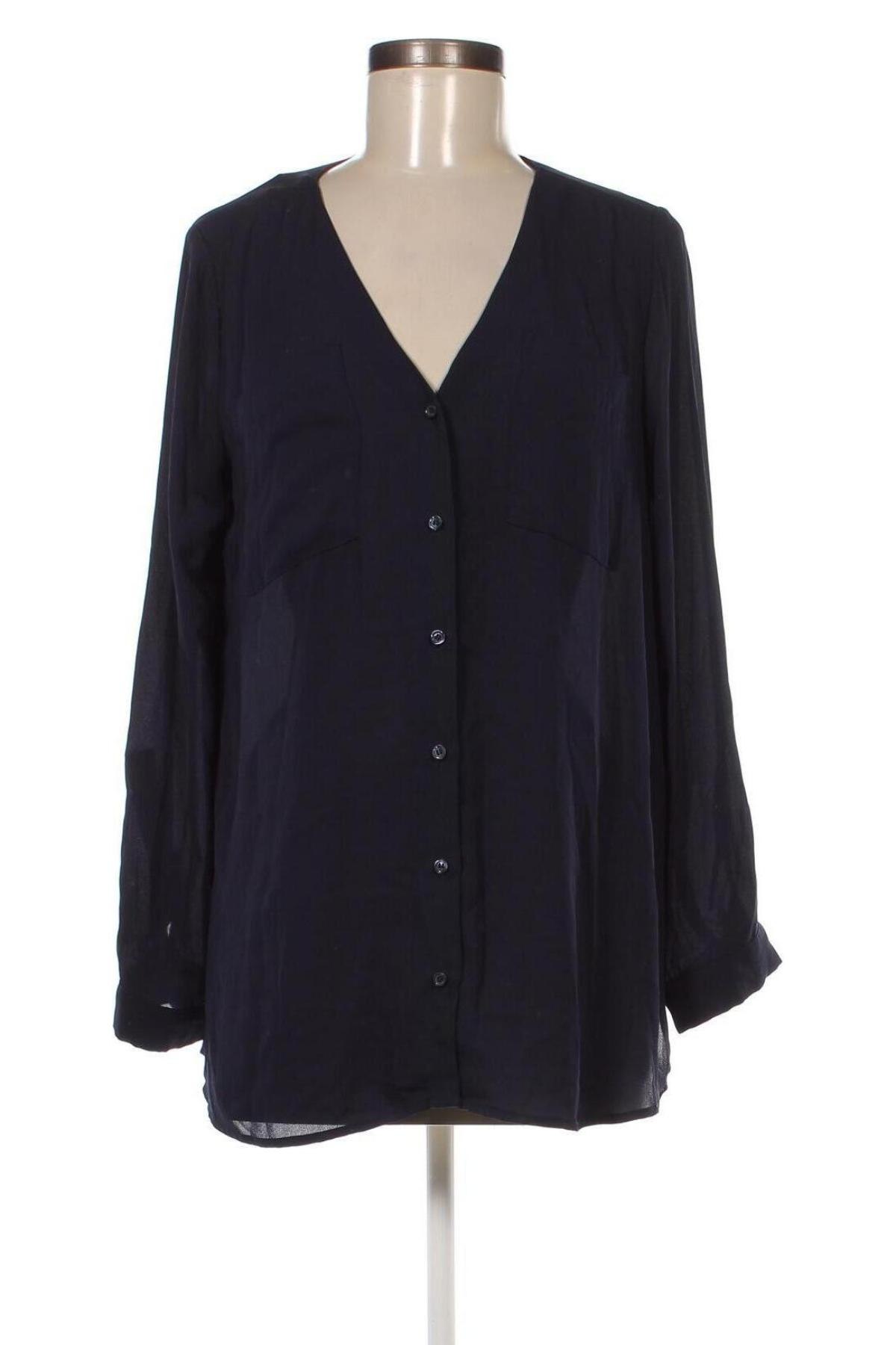 Γυναικείο πουκάμισο εγκυμοσύνης H&M Mama, Μέγεθος S, Χρώμα Μπλέ, Τιμή 6,91 €