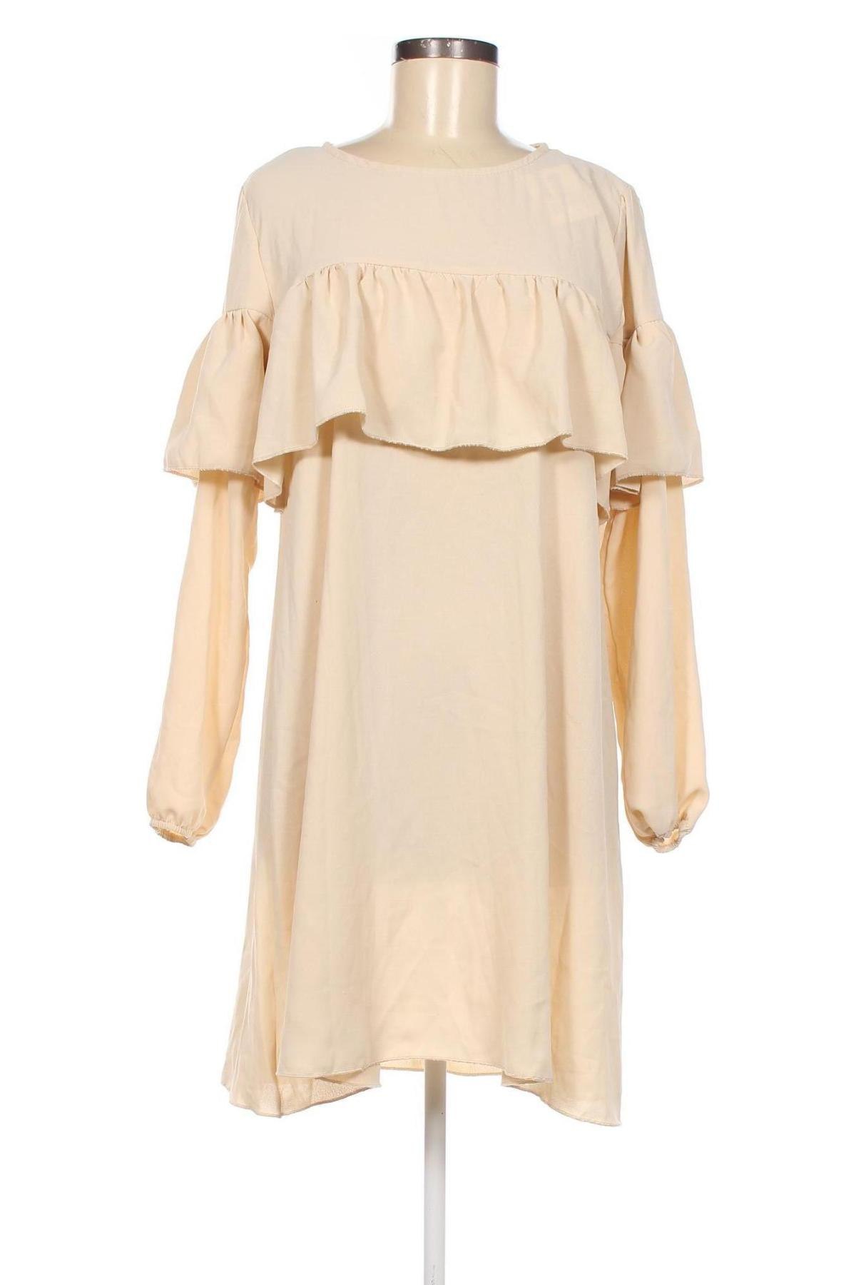 Kleid, Größe L, Farbe Beige, Preis 7,56 €