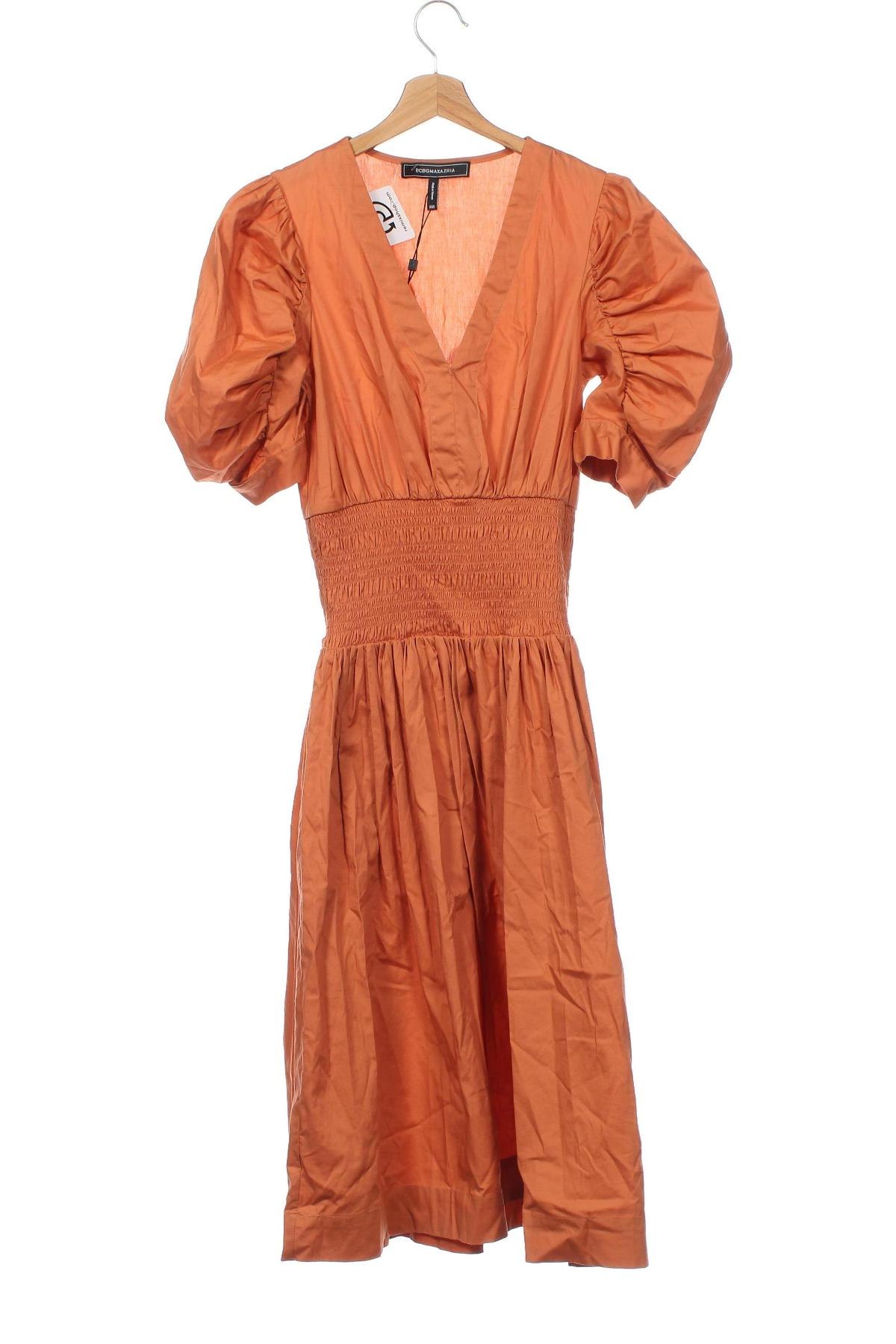 Kleid BCBG Max Azria, Größe XXS, Farbe Orange, Preis 107,92 €
