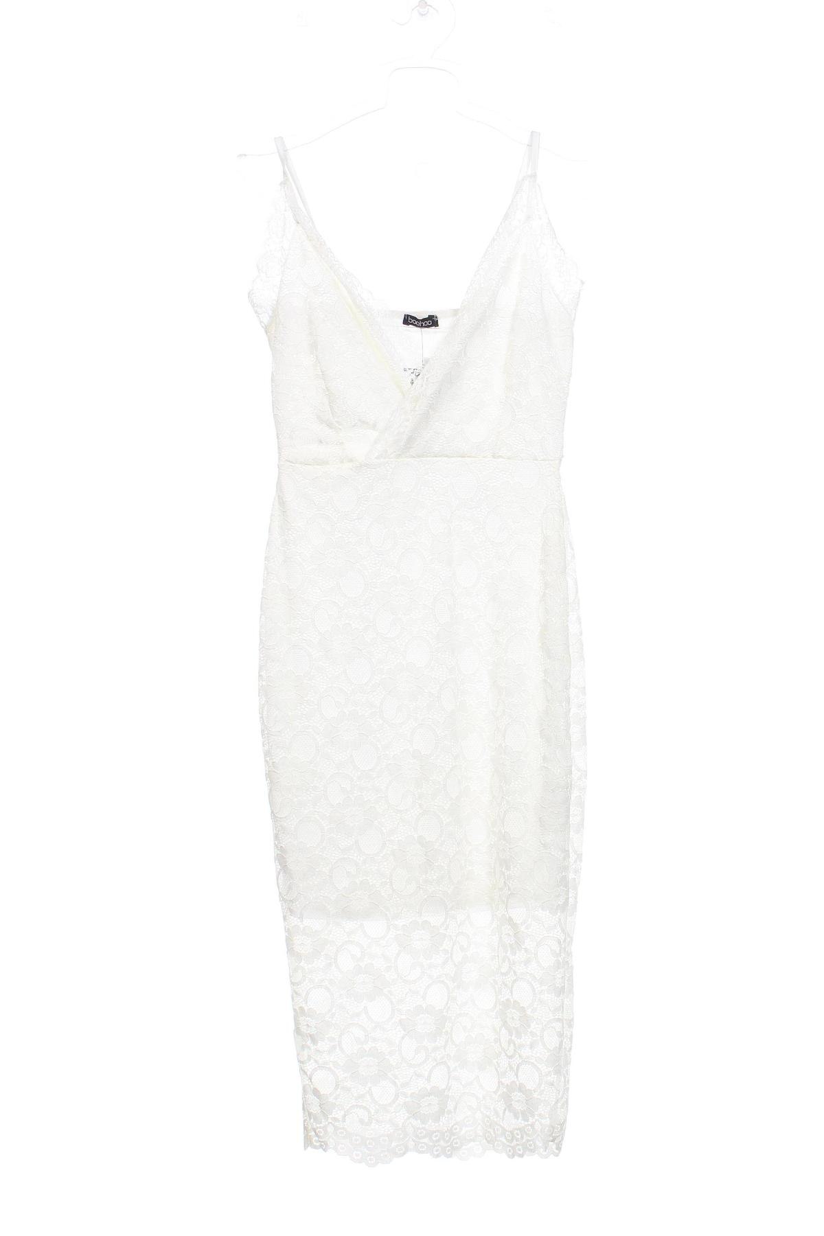 Kleid Boohoo, Größe XS, Farbe Weiß, Preis € 23,53
