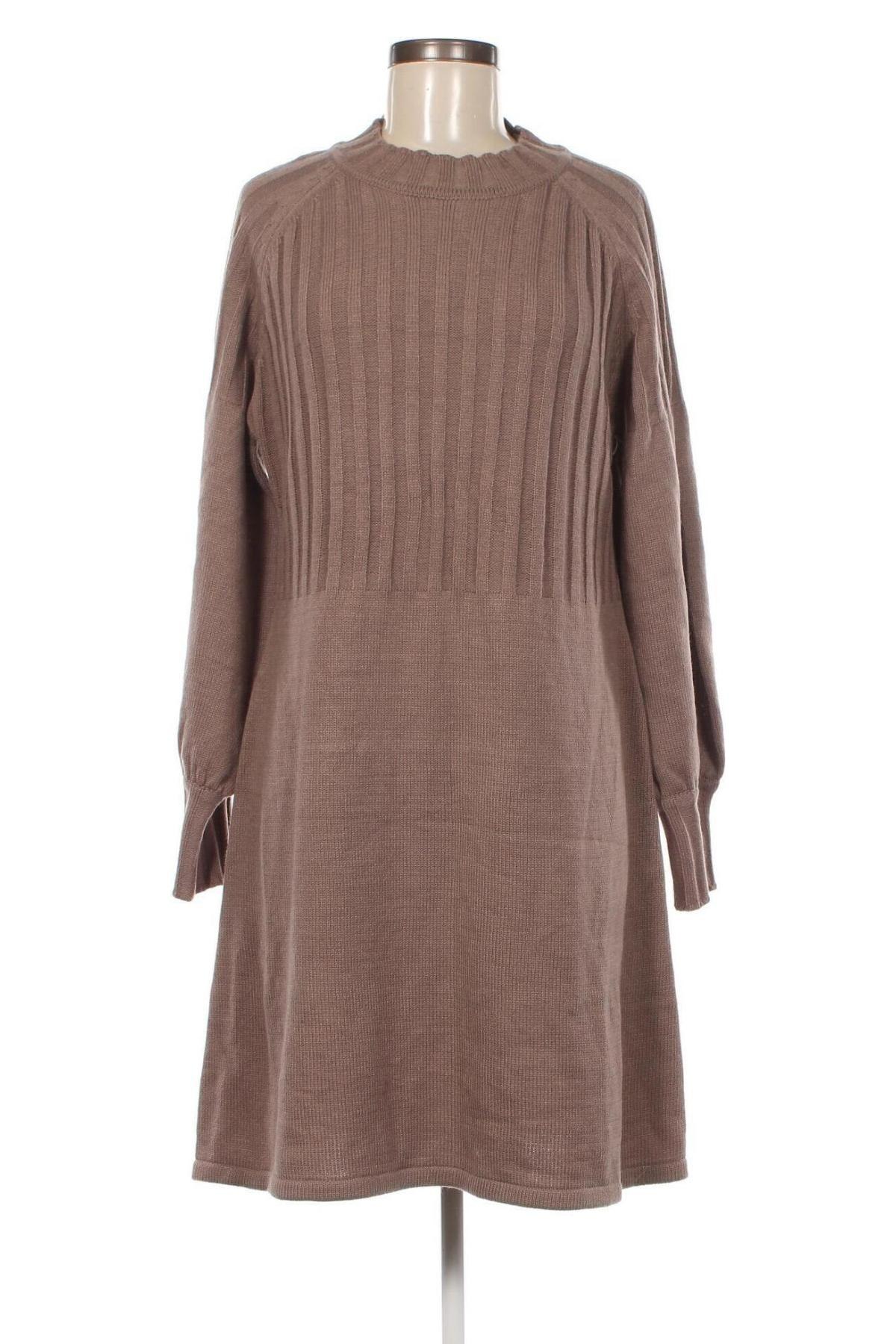 Kleid Calvin Klein, Größe XL, Farbe Braun, Preis 29,96 €