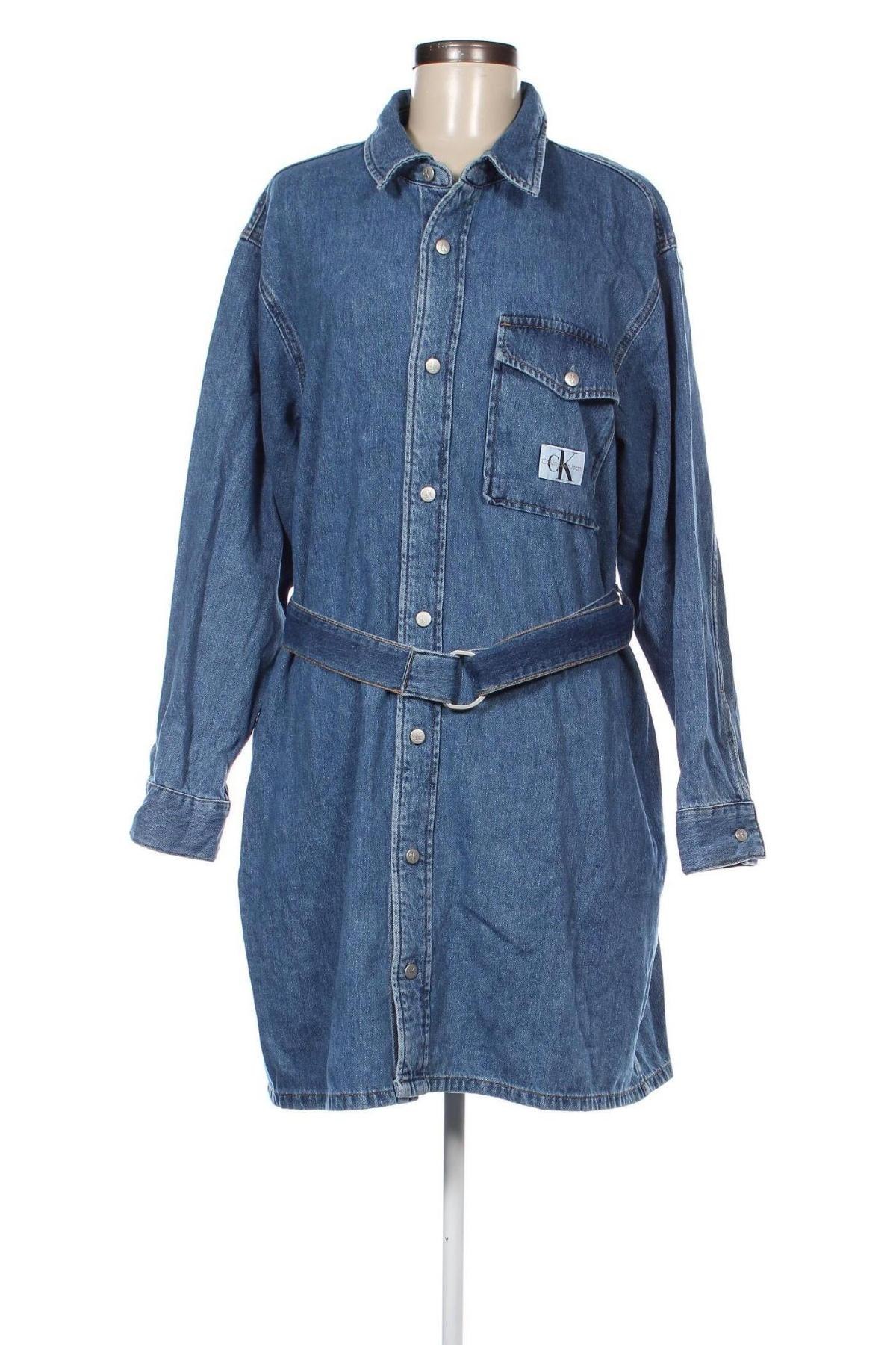 Šaty  Calvin Klein Jeans, Veľkosť L, Farba Modrá, Cena  44,23 €