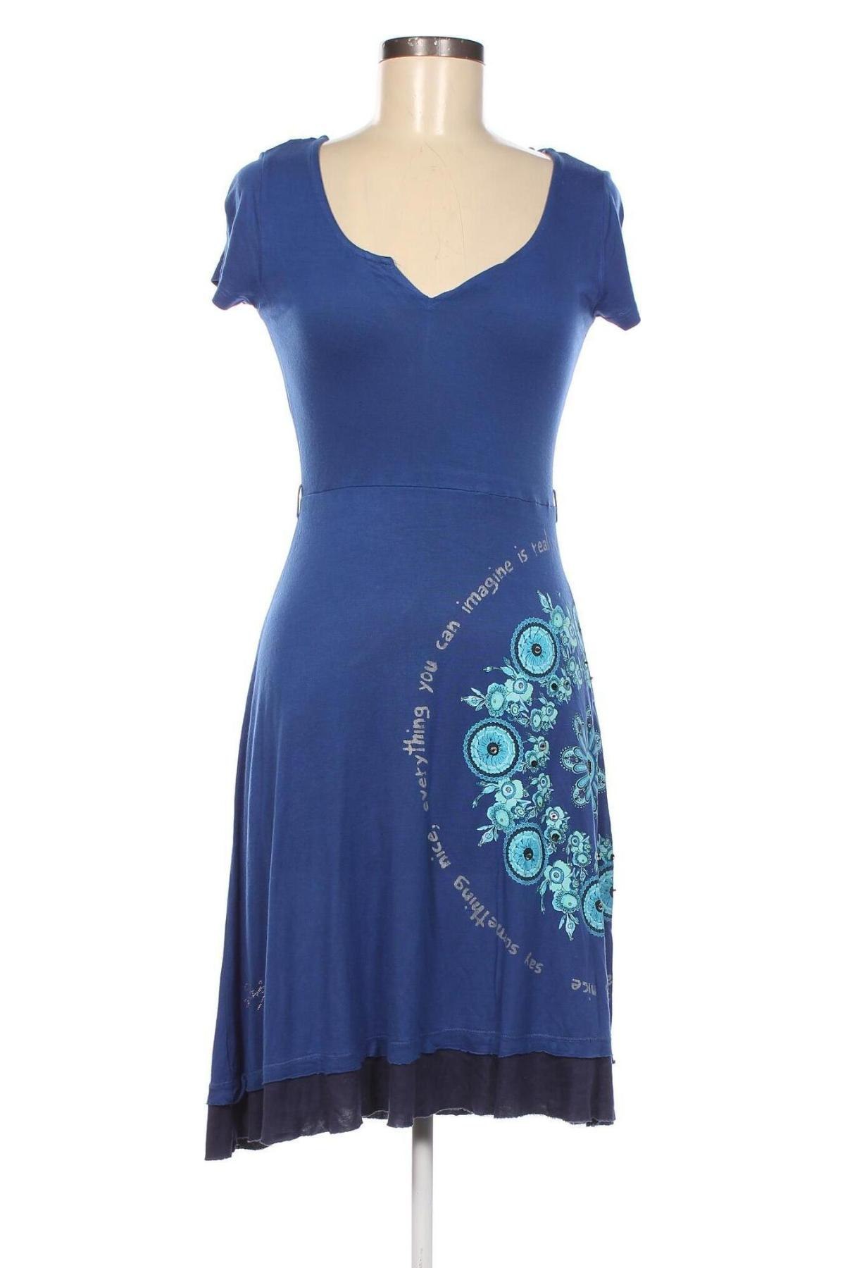 Φόρεμα Desigual, Μέγεθος S, Χρώμα Μπλέ, Τιμή 30,62 €