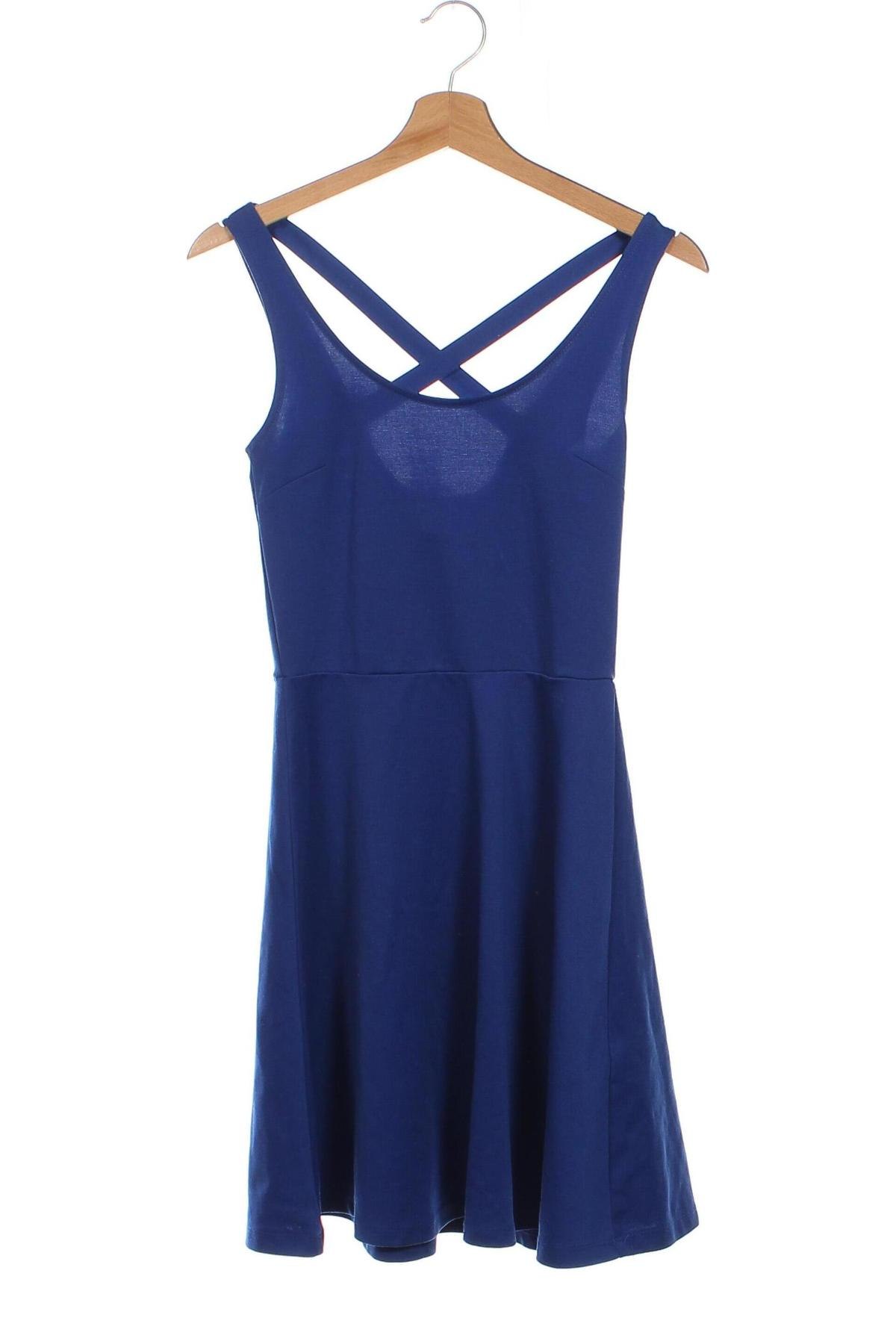 Kleid H&M, Größe XS, Farbe Blau, Preis 8,45 €