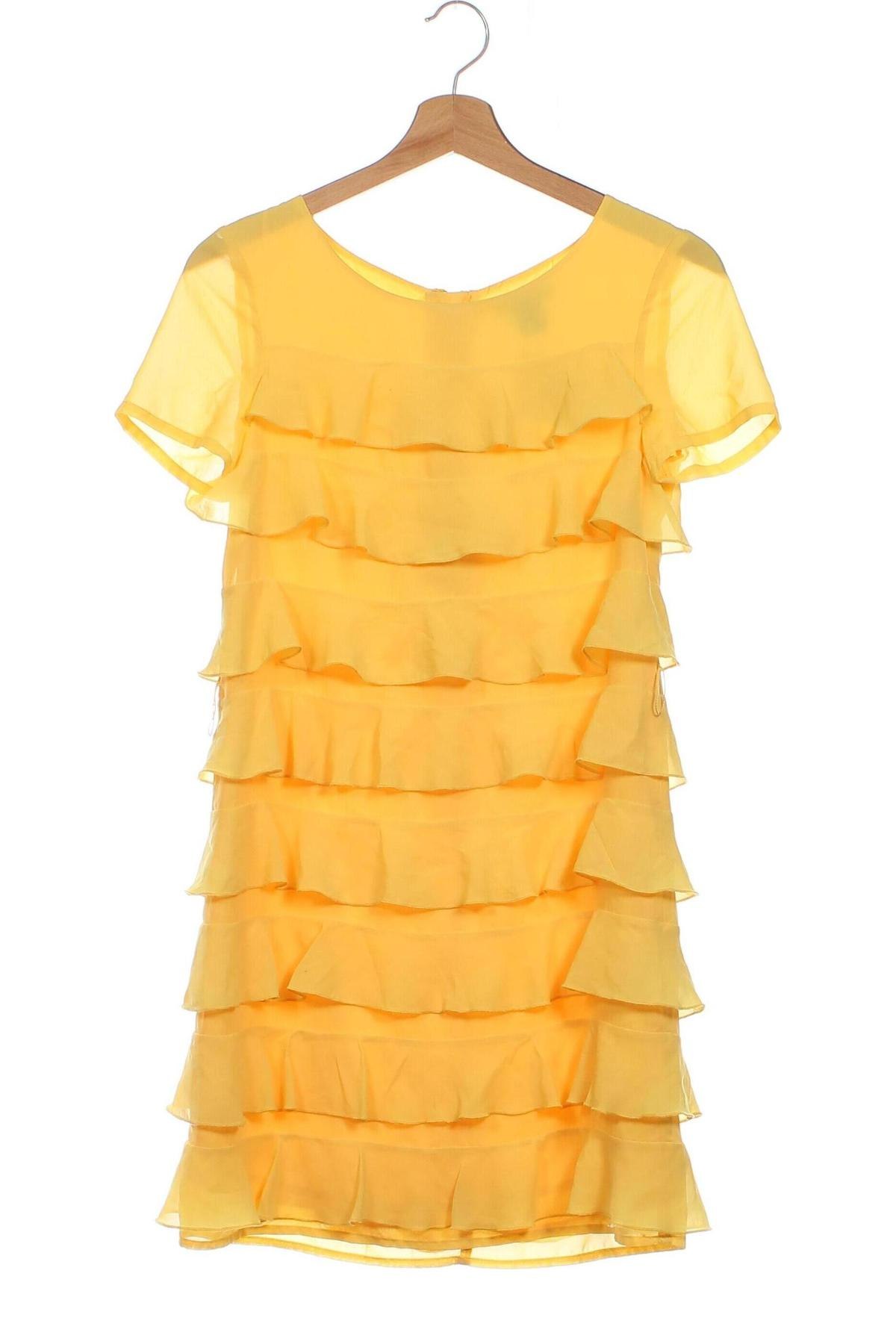 Kleid H&M, Größe XS, Farbe Gelb, Preis 8,45 €