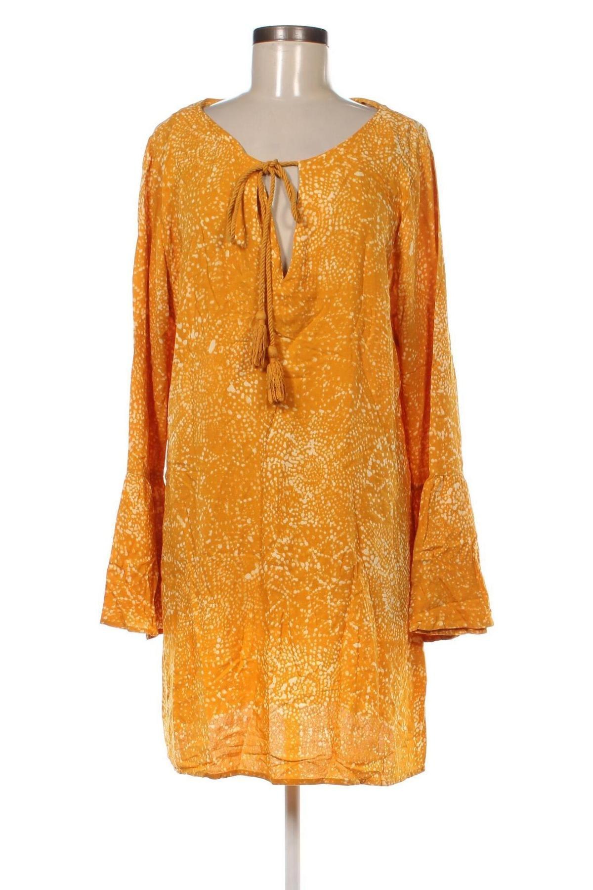Kleid H&M, Größe XL, Farbe Gelb, Preis 8,90 €