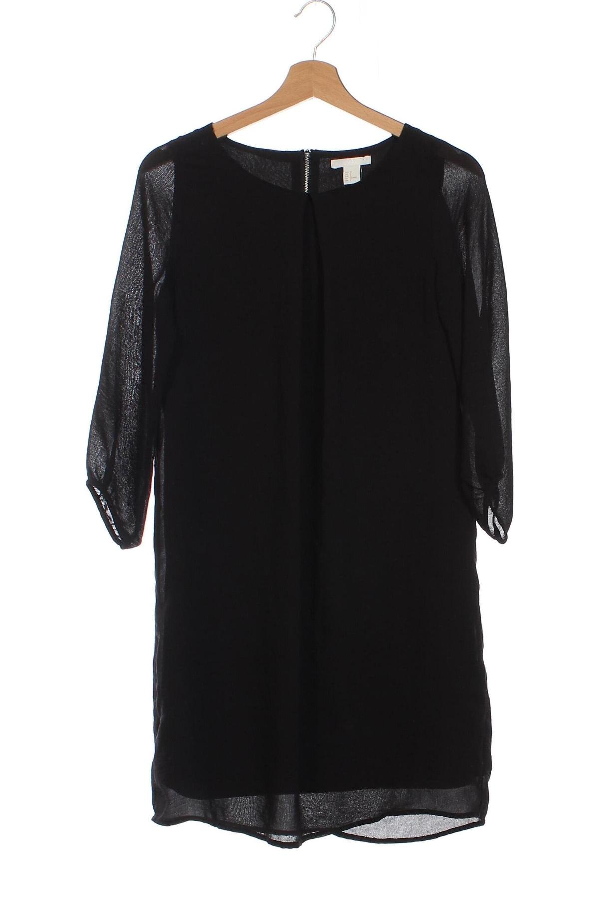 Šaty  H&M, Velikost XS, Barva Černá, Cena  210,00 Kč