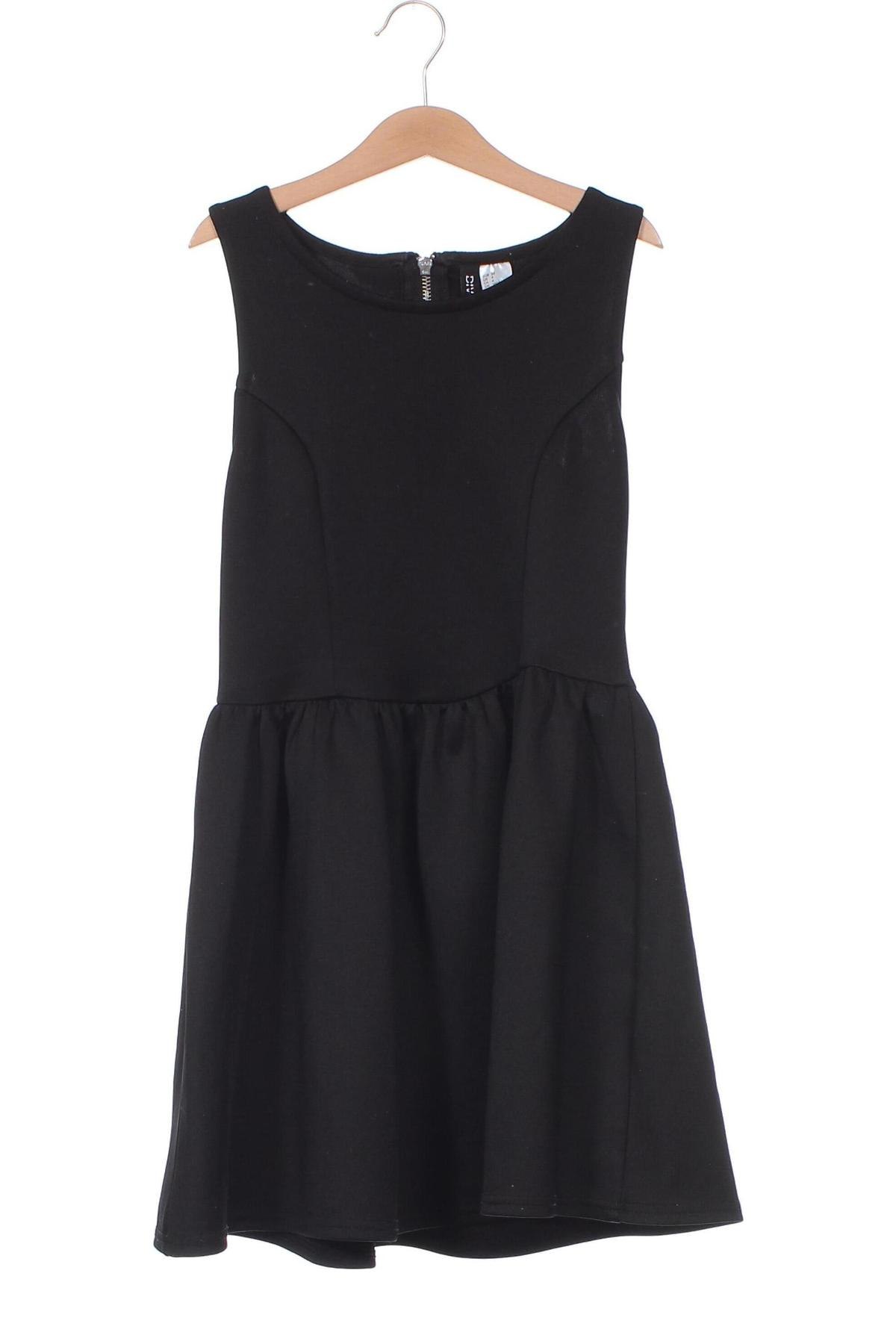 Kleid H&M Divided, Größe XS, Farbe Schwarz, Preis 8,46 €