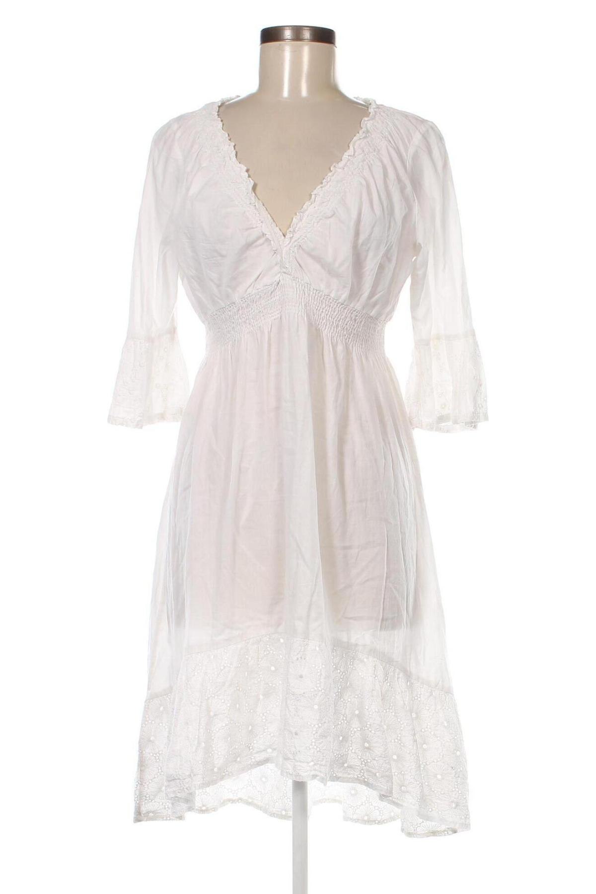 Kleid KappAhl, Größe M, Farbe Weiß, Preis 10,42 €