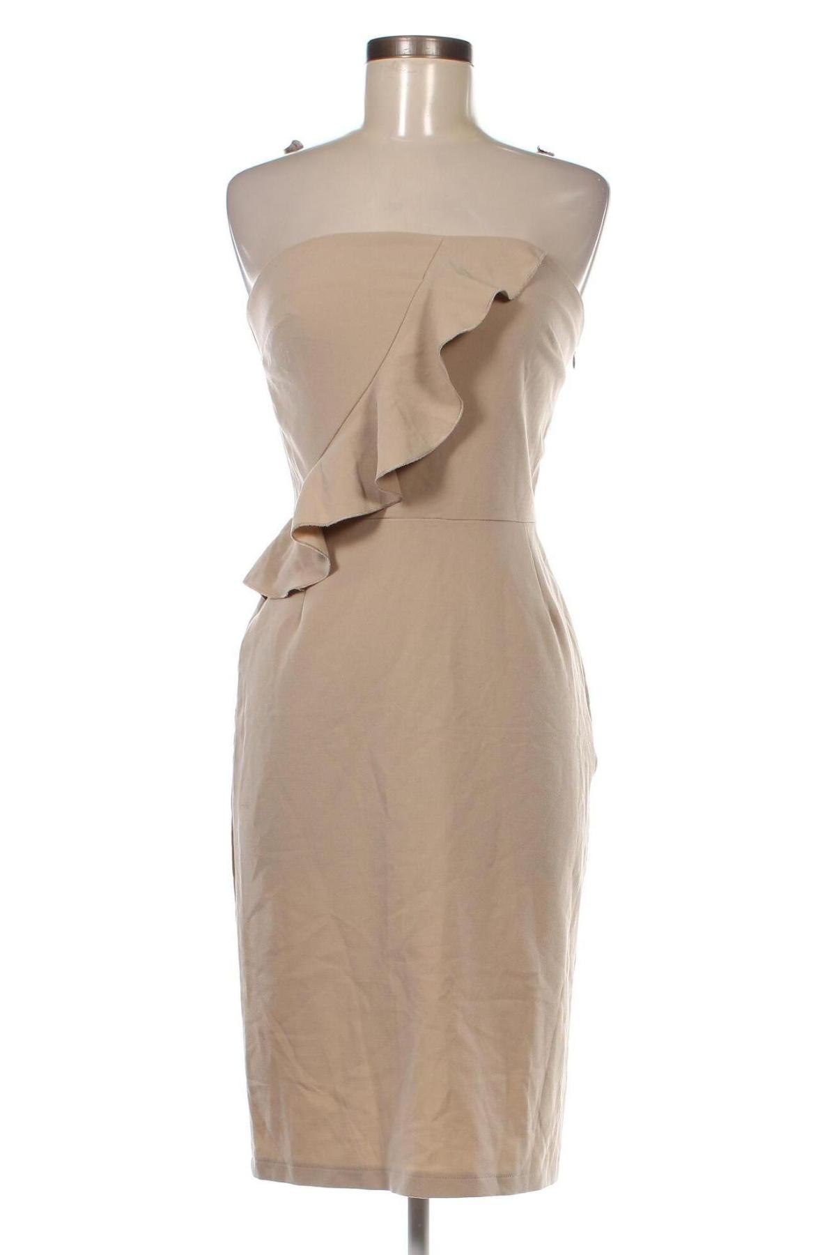 Kleid Love, Größe M, Farbe Beige, Preis 6,99 €