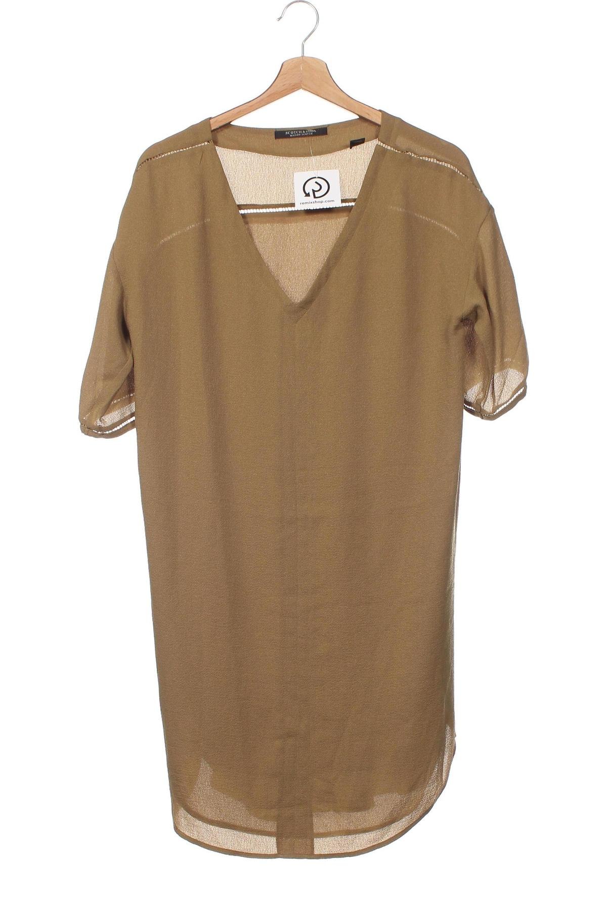 Kleid Maison Scotch, Größe XS, Farbe Grün, Preis € 50,59