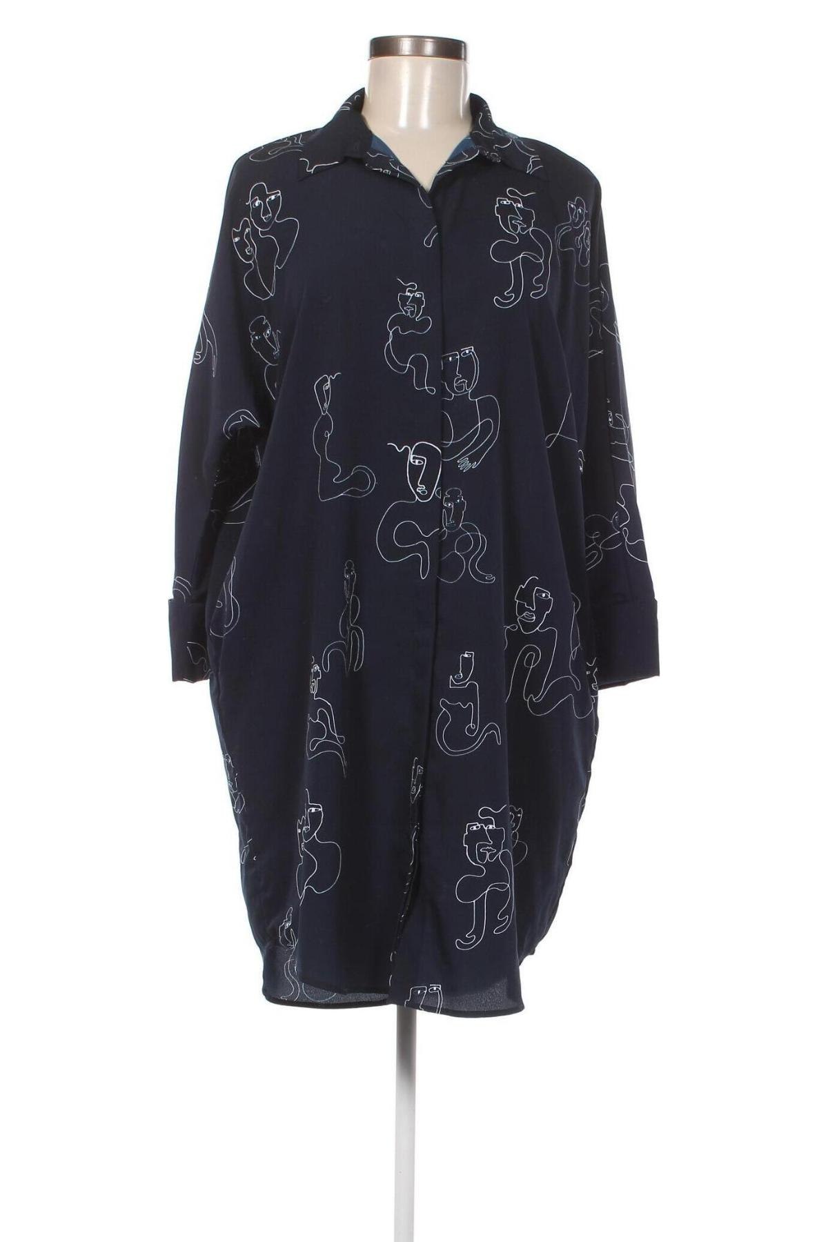 Kleid Monki, Größe XXS, Farbe Blau, Preis 6,58 €