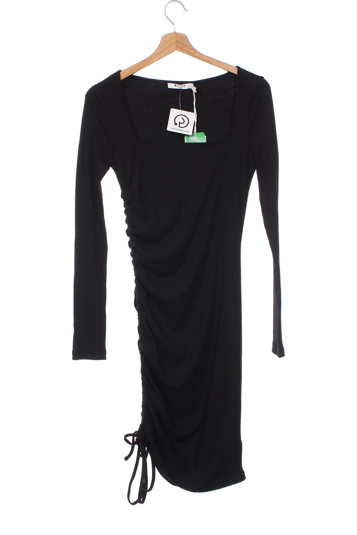 Šaty  NA-KD, Velikost XS, Barva Černá, Cena  902,00 Kč