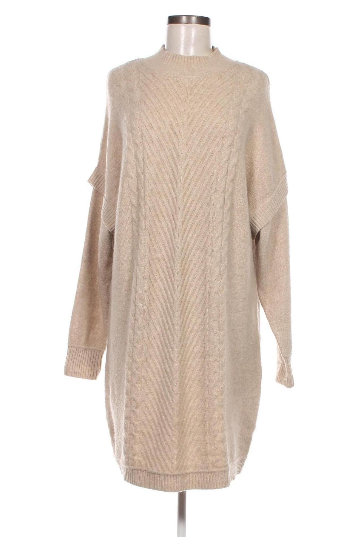 Kleid Nicole Miller, Größe XL, Farbe Beige, Preis € 39,94