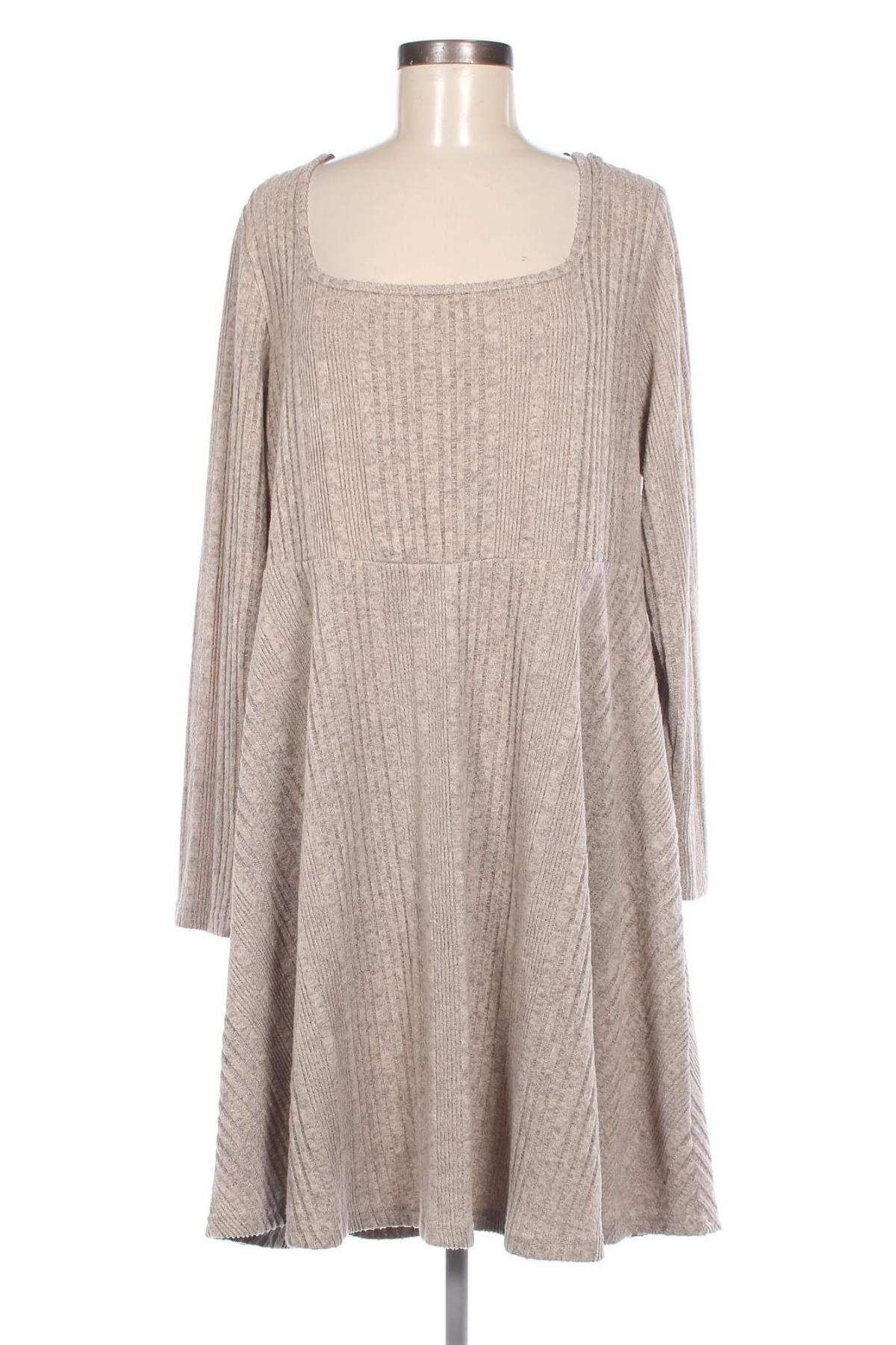 Kleid SHEIN, Größe 3XL, Farbe Beige, Preis 8,07 €