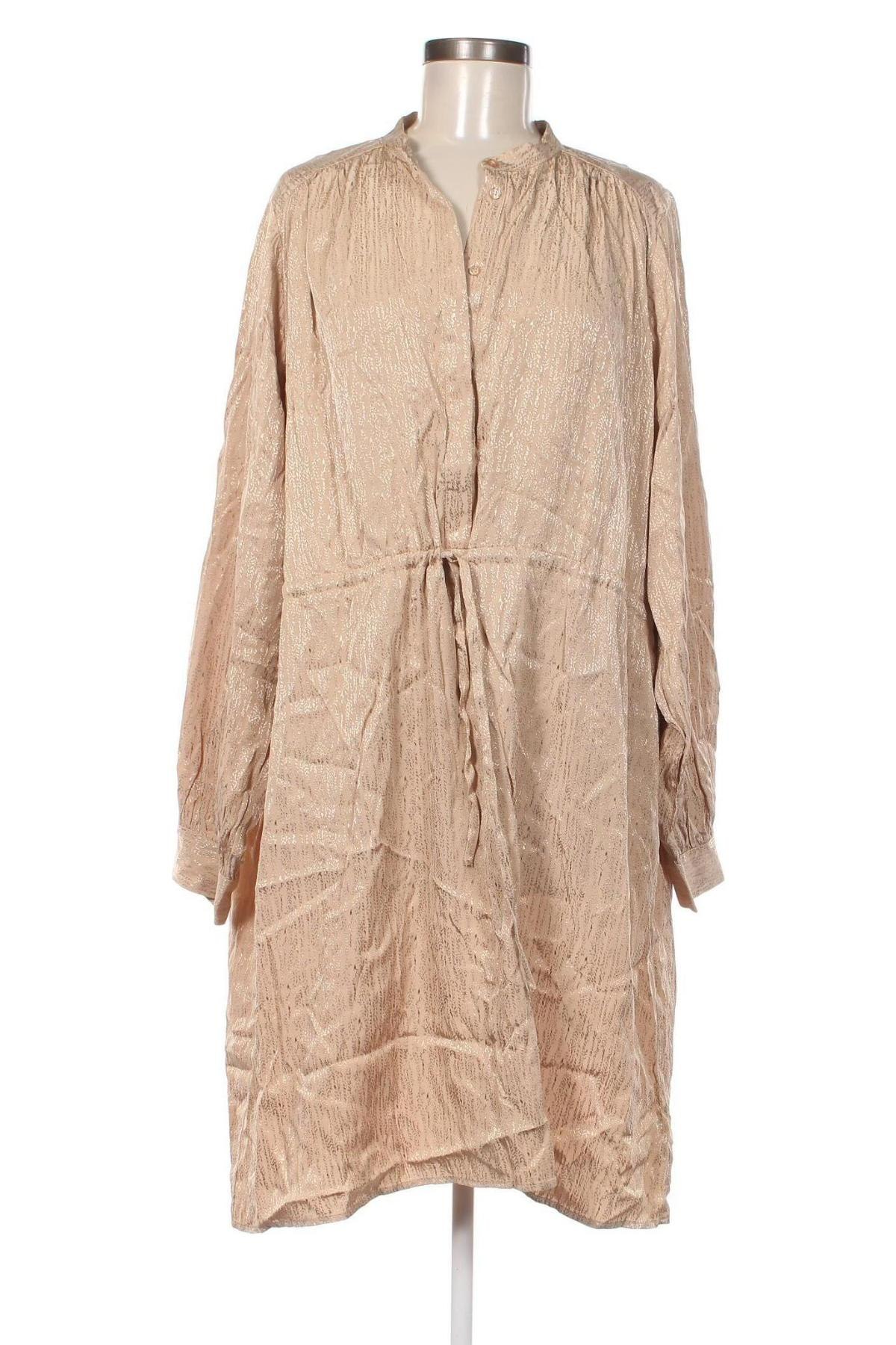 Kleid Selected, Größe L, Farbe Beige, Preis 28,53 €