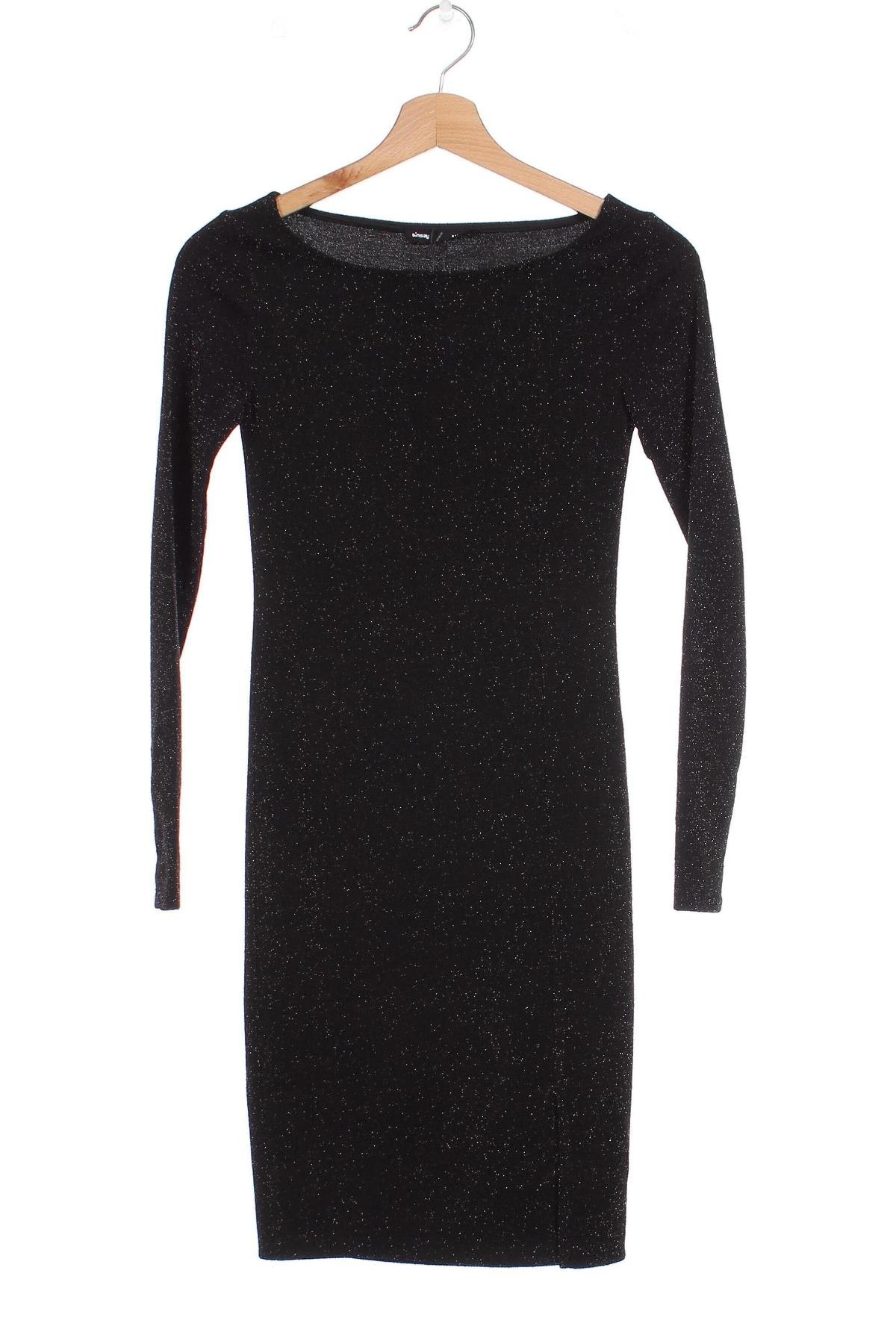 Šaty  Sinsay, Velikost XXS, Barva Černá, Cena  384,00 Kč