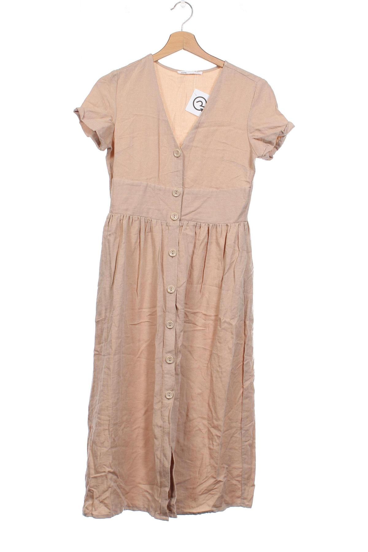 Kleid Sinsay, Größe XS, Farbe Beige, Preis 2,99 €