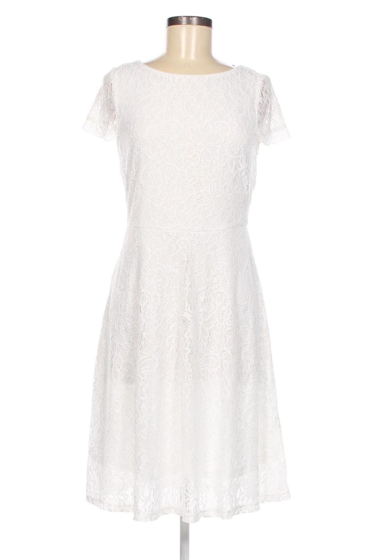 Kleid Vero Moda, Größe M, Farbe Weiß, Preis 13,82 €