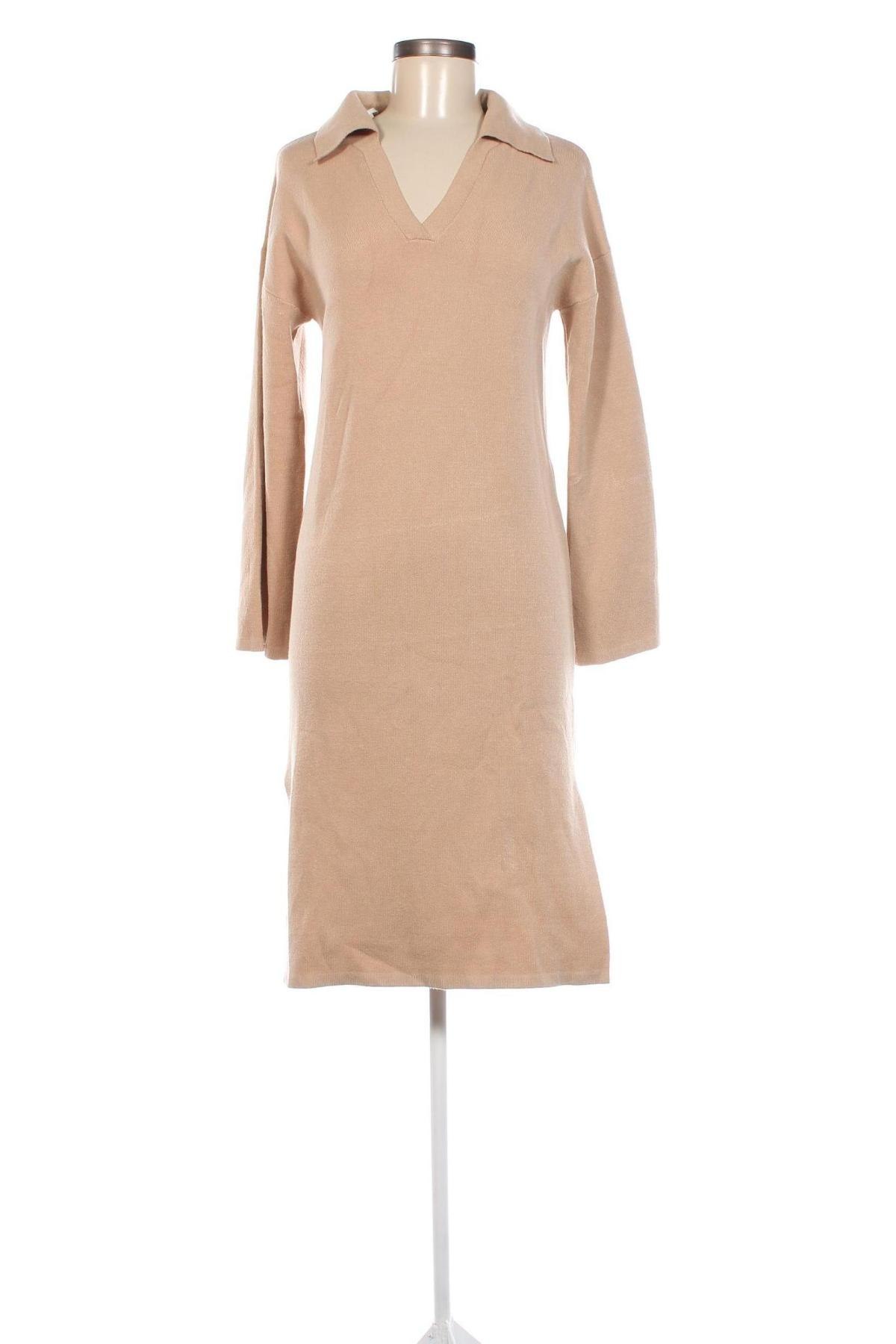 Kleid Y.A.S, Größe XS, Farbe Beige, Preis 43,38 €