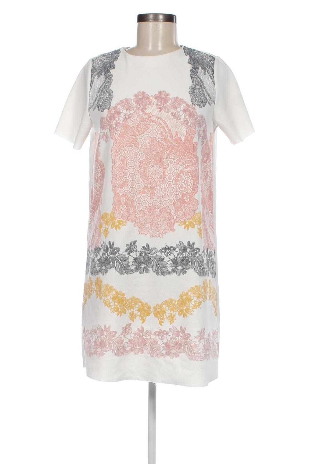 Kleid Zara, Größe M, Farbe Weiß, Preis 13,81 €