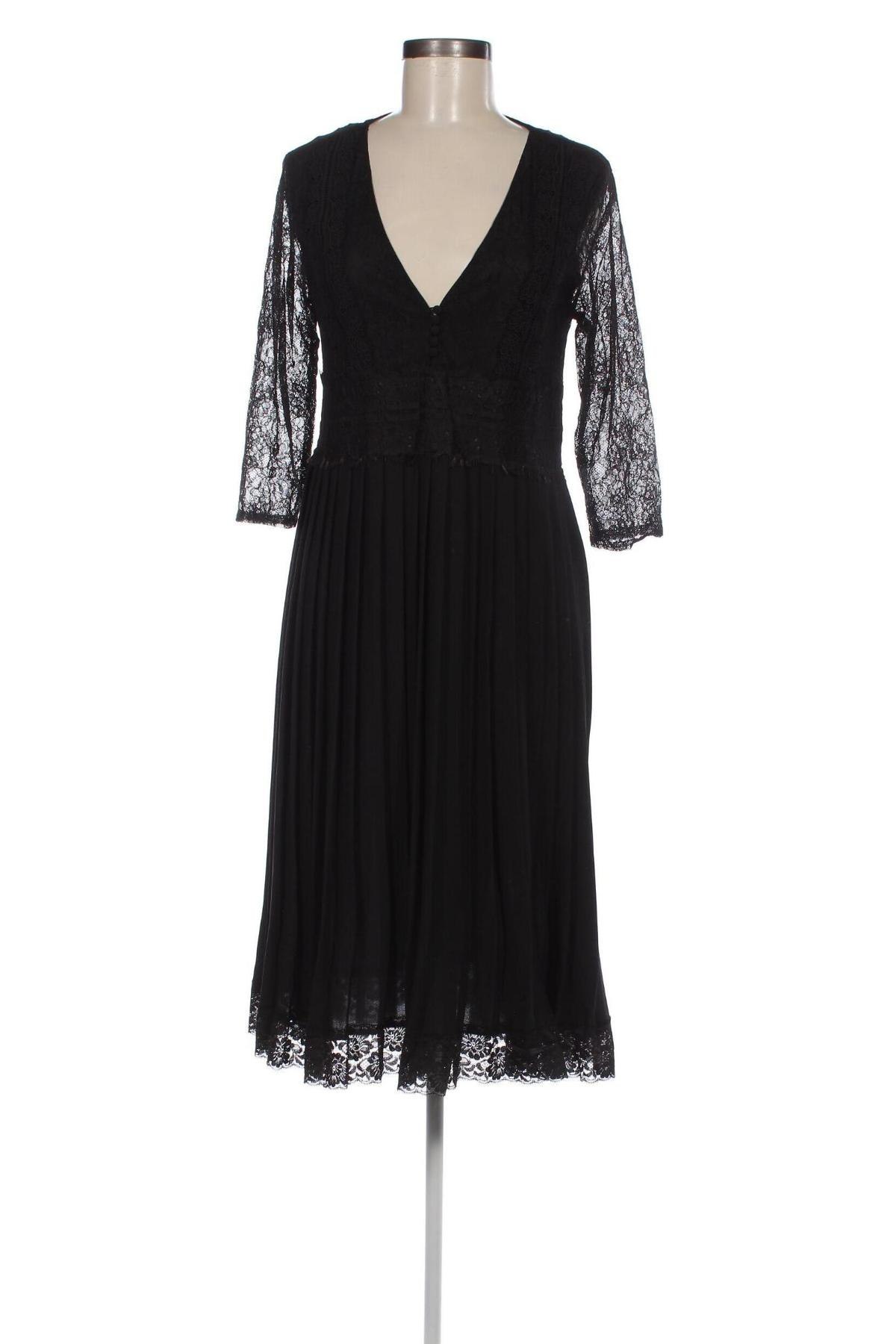 Φόρεμα Zara, Μέγεθος L, Χρώμα Μαύρο, Τιμή 17,39 €