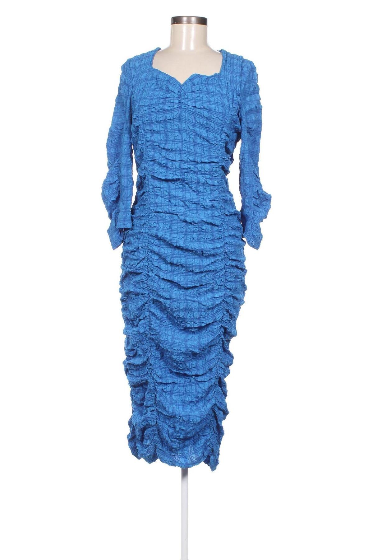 Kleid Zara, Größe XL, Farbe Blau, Preis 17,36 €