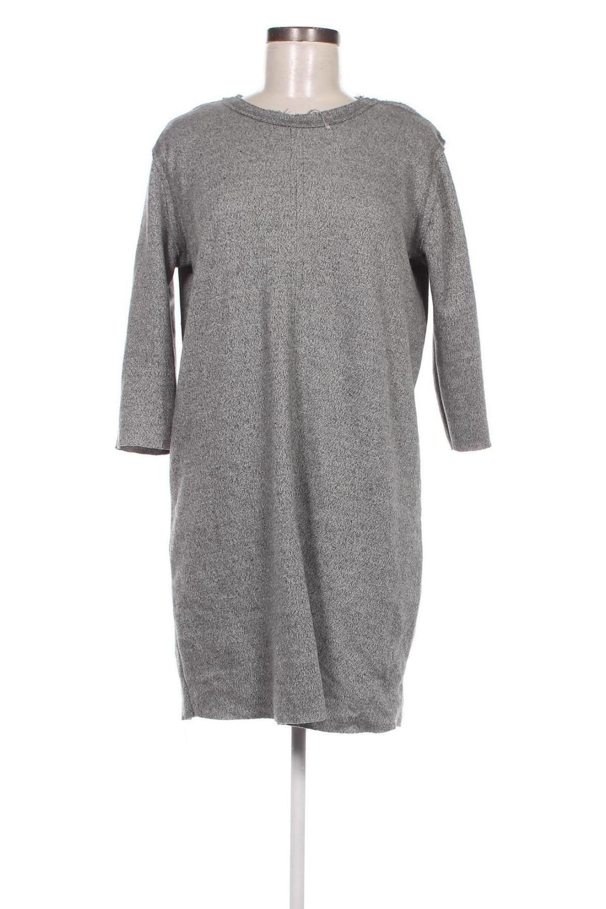 Kleid Zara, Größe L, Farbe Grau, Preis 9,40 €