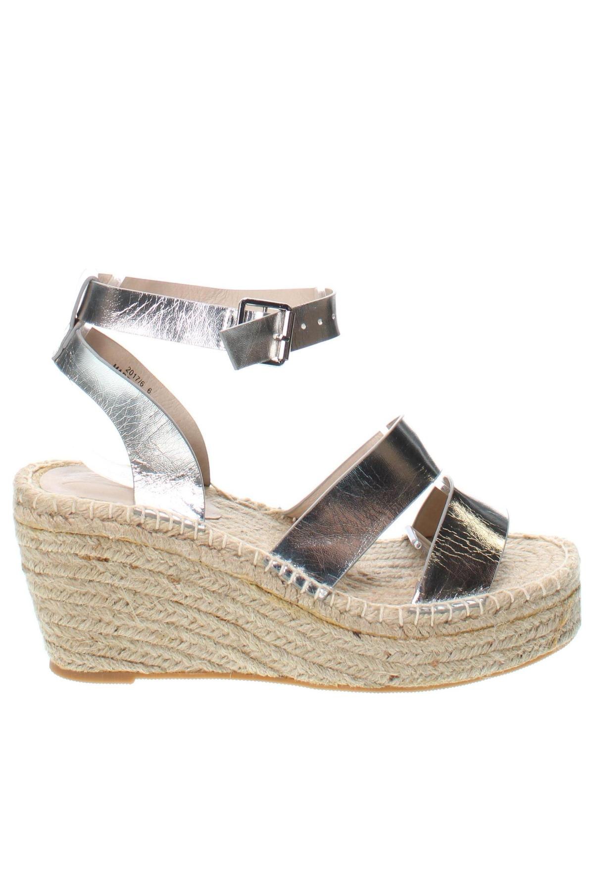 Sandalen ASOS, Größe 39, Farbe Silber, Preis 13,65 €