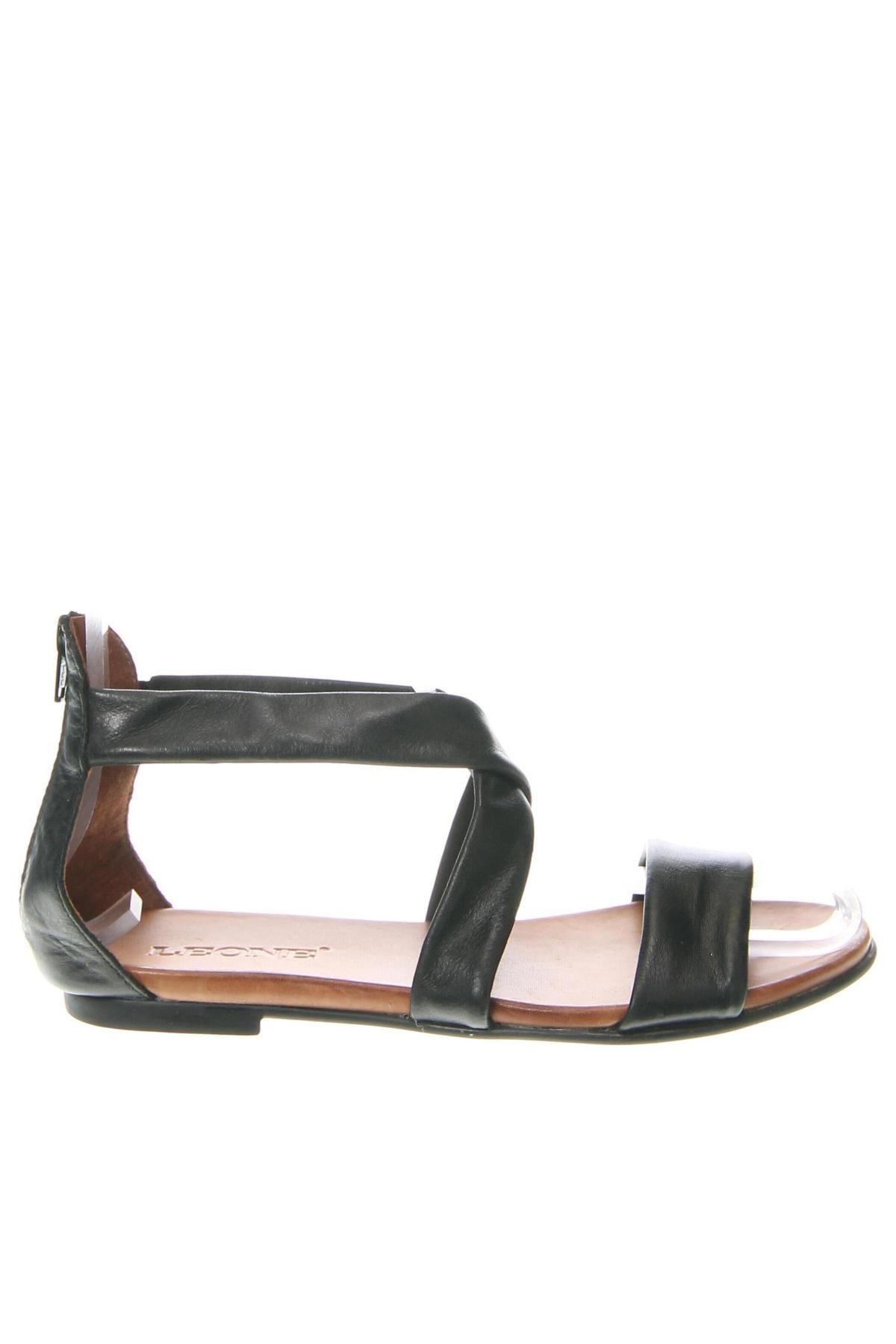 Sandalen Leone, Größe 39, Farbe Schwarz, Preis 52,07 €