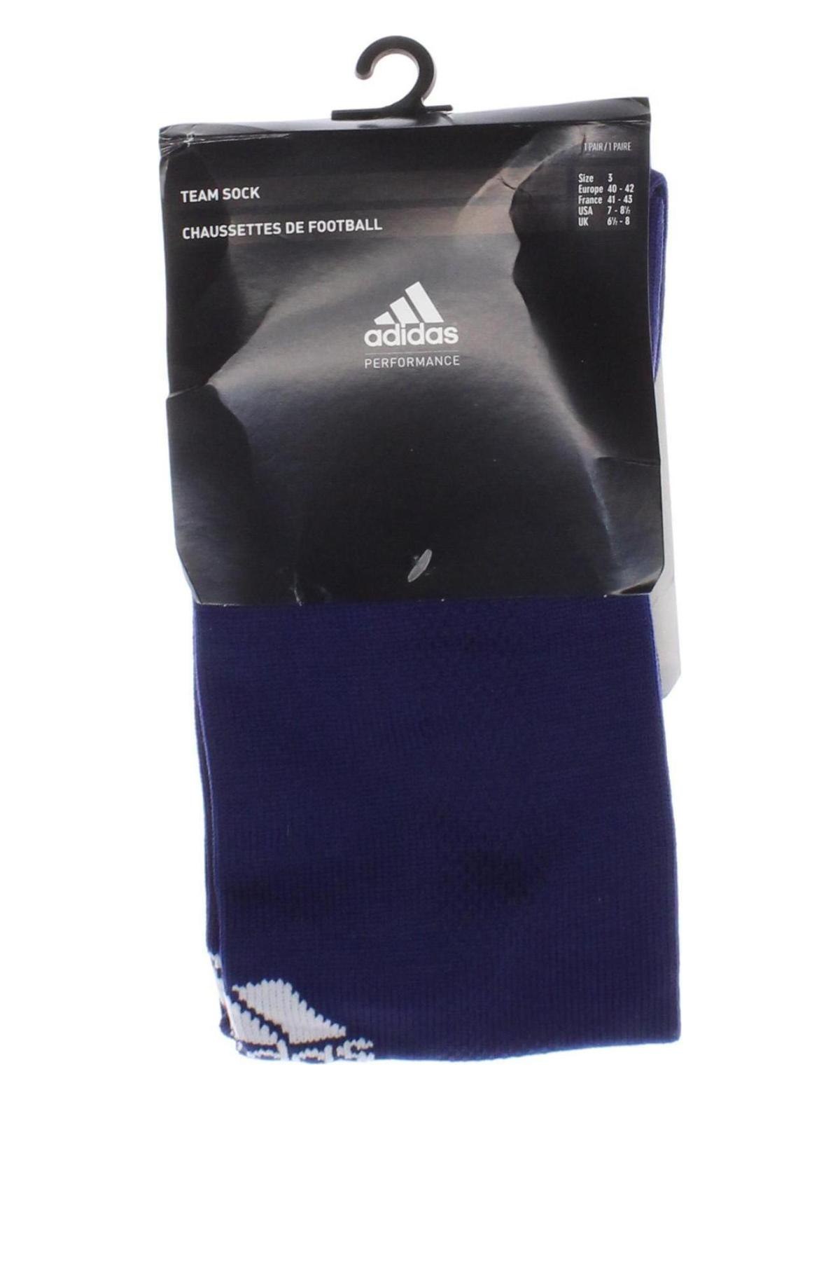 Αθλητικές κάλτσες Adidas, Μέγεθος M, Χρώμα Μπλέ, Τιμή 30,31 €