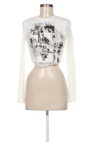 Bluză de femei Bershka, Mărime S, Culoare Alb, Preț 24,99 Lei