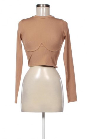 Bluzka damska Bershka, Rozmiar S, Kolor Beżowy, Cena 44,94 zł