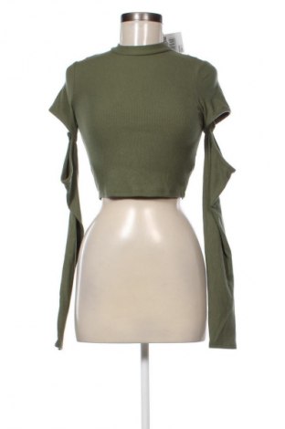Dámská halenka Bershka, Velikost S, Barva Zelená, Cena  241,00 Kč